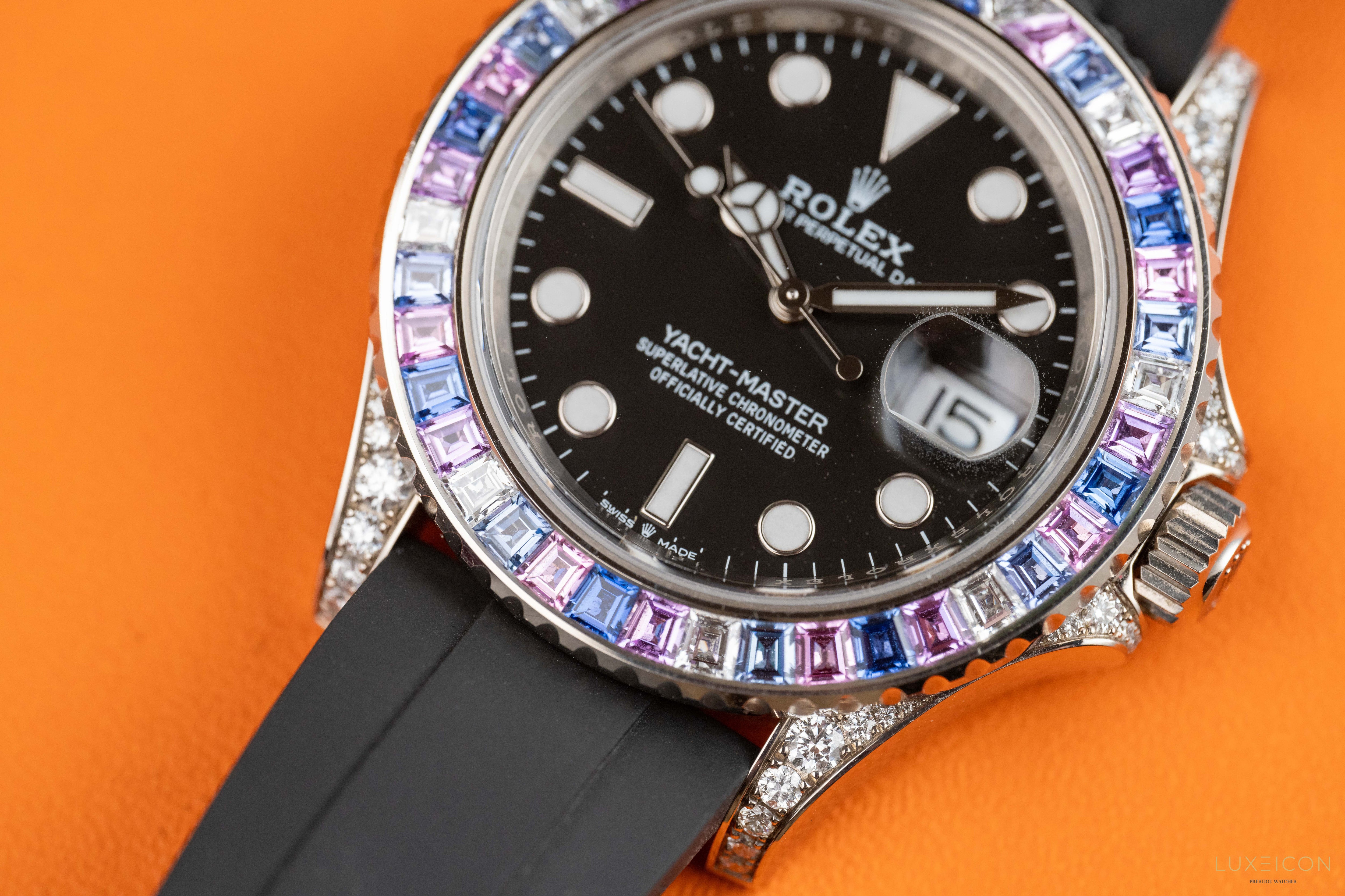 Rolex Yacht-Master 40 off catalogue Gem-Set 126679SABR Cotton Candy 2024