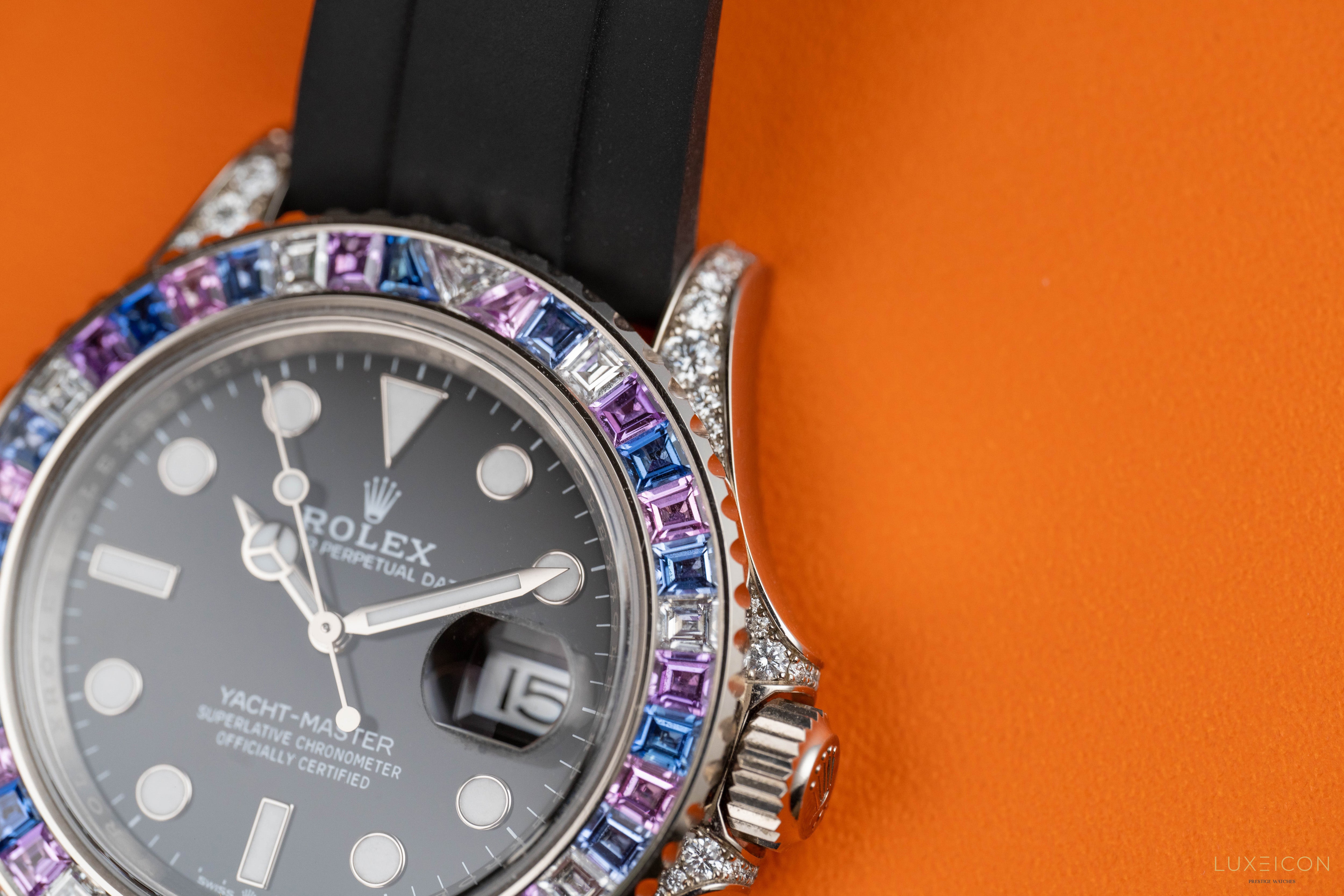 Rolex Yacht-Master 40 off catalogue Gem-Set 126679SABR Cotton Candy 2024
