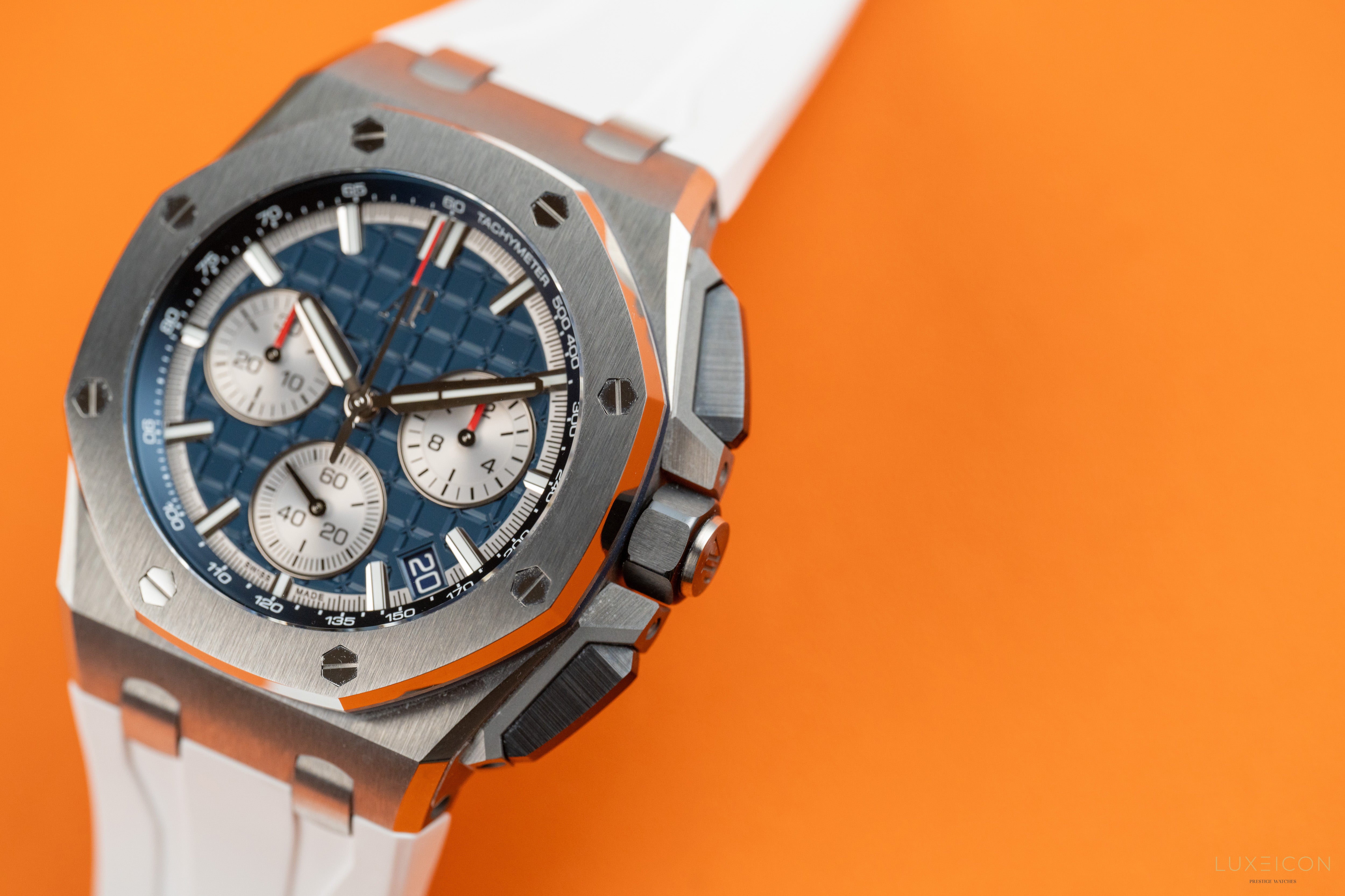 Audemars Piguet Royal Oak Offshore Chronograph Titanium Blue Dial 26420TI 2023