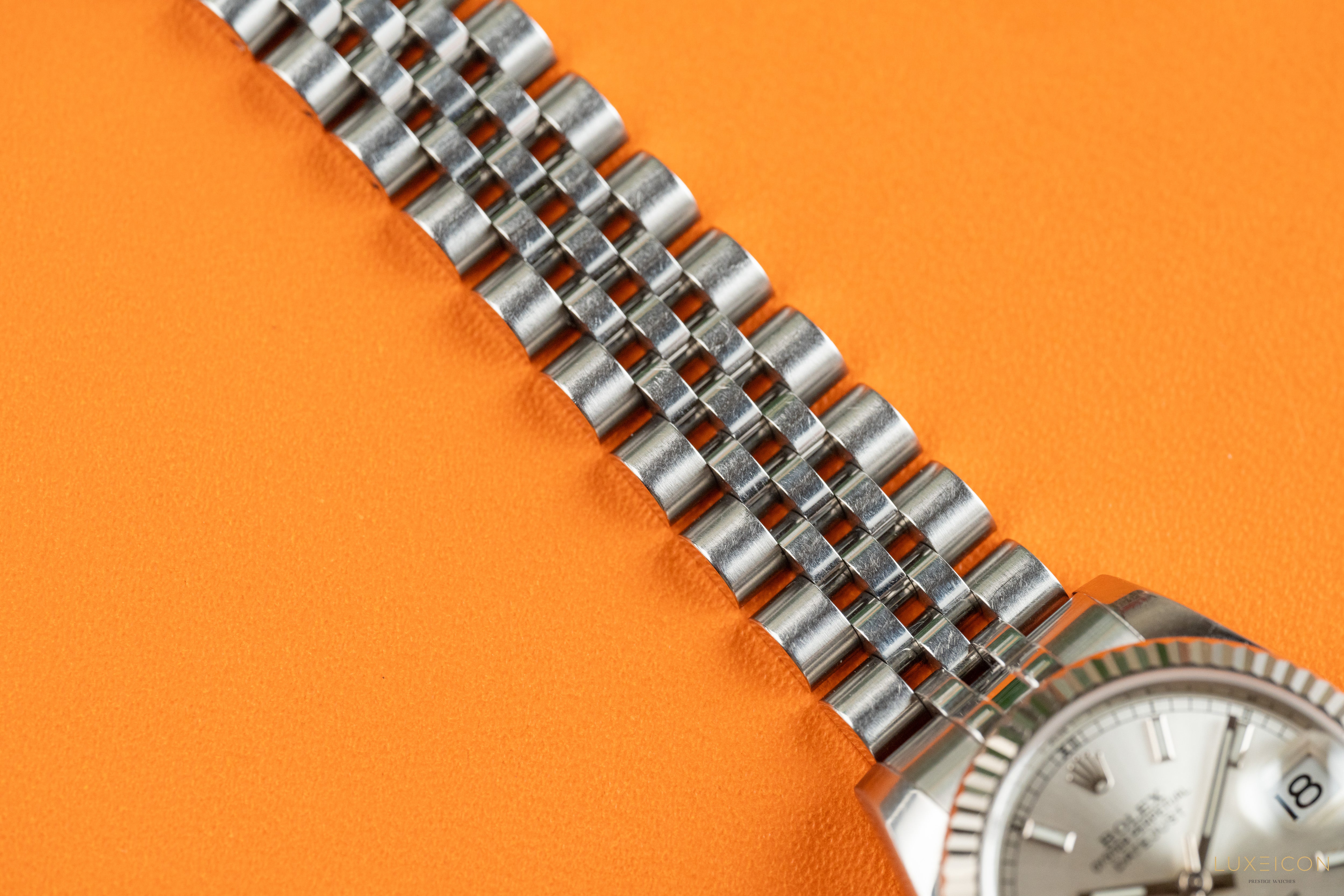 Rolex Datejust 31mm Midsize Stainless Steel Jubilee Silver Index Dial 178274 