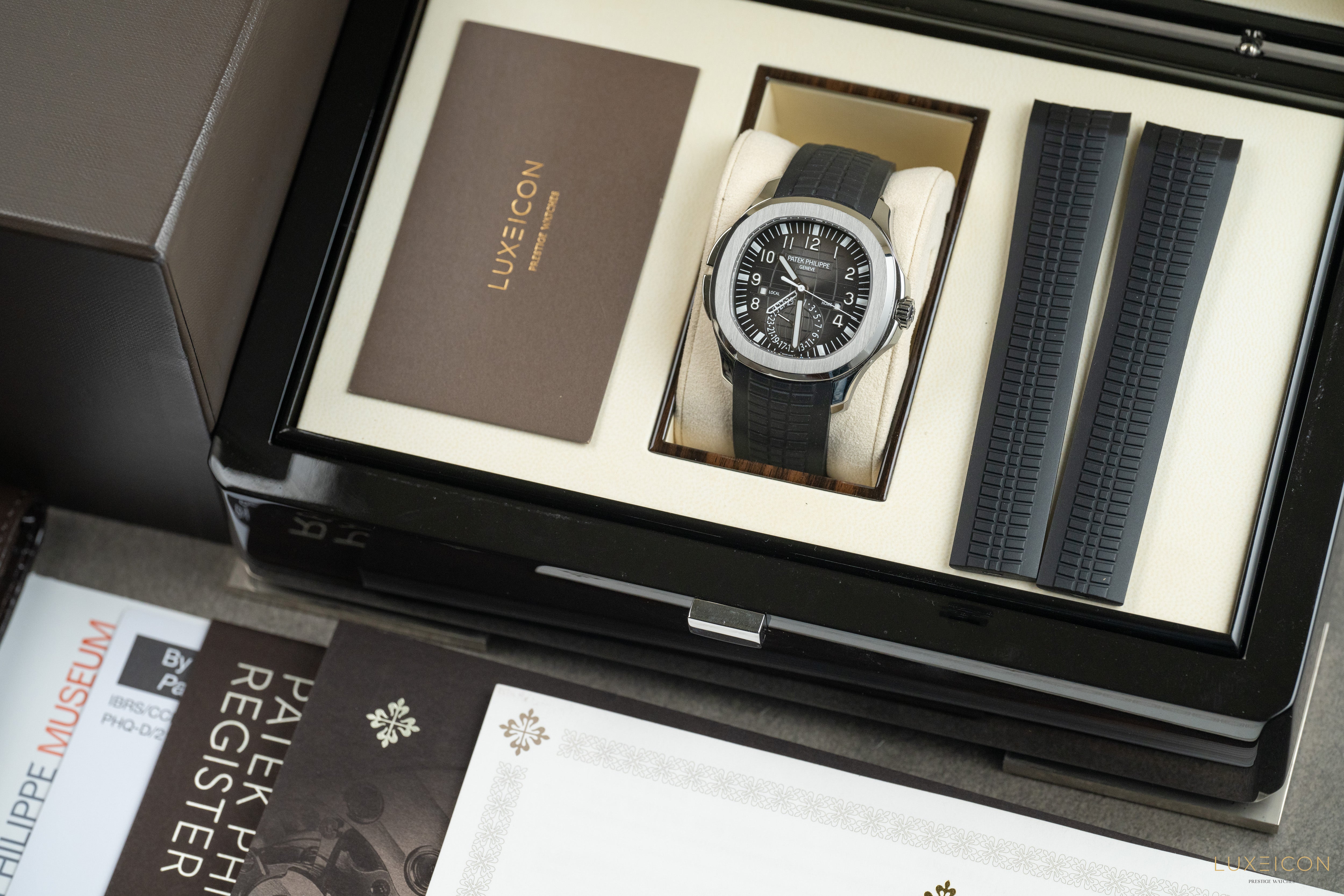 Patek Philippe Aquanaut Travel Time Stainless Steel 5164A-001 2023