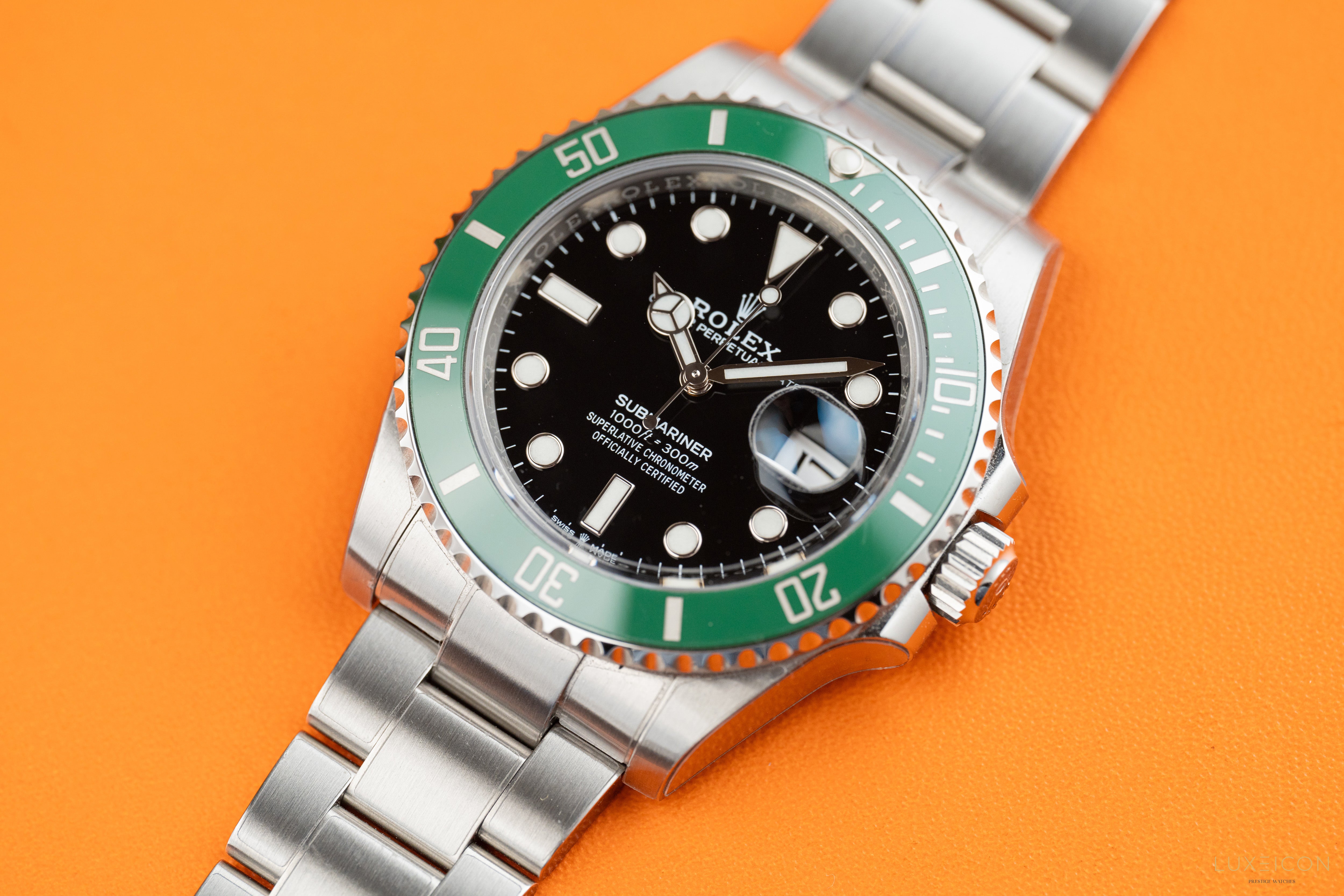 Rolex Submariner Date 41mm Green Ceramic Bezel Starbucks 126610LV