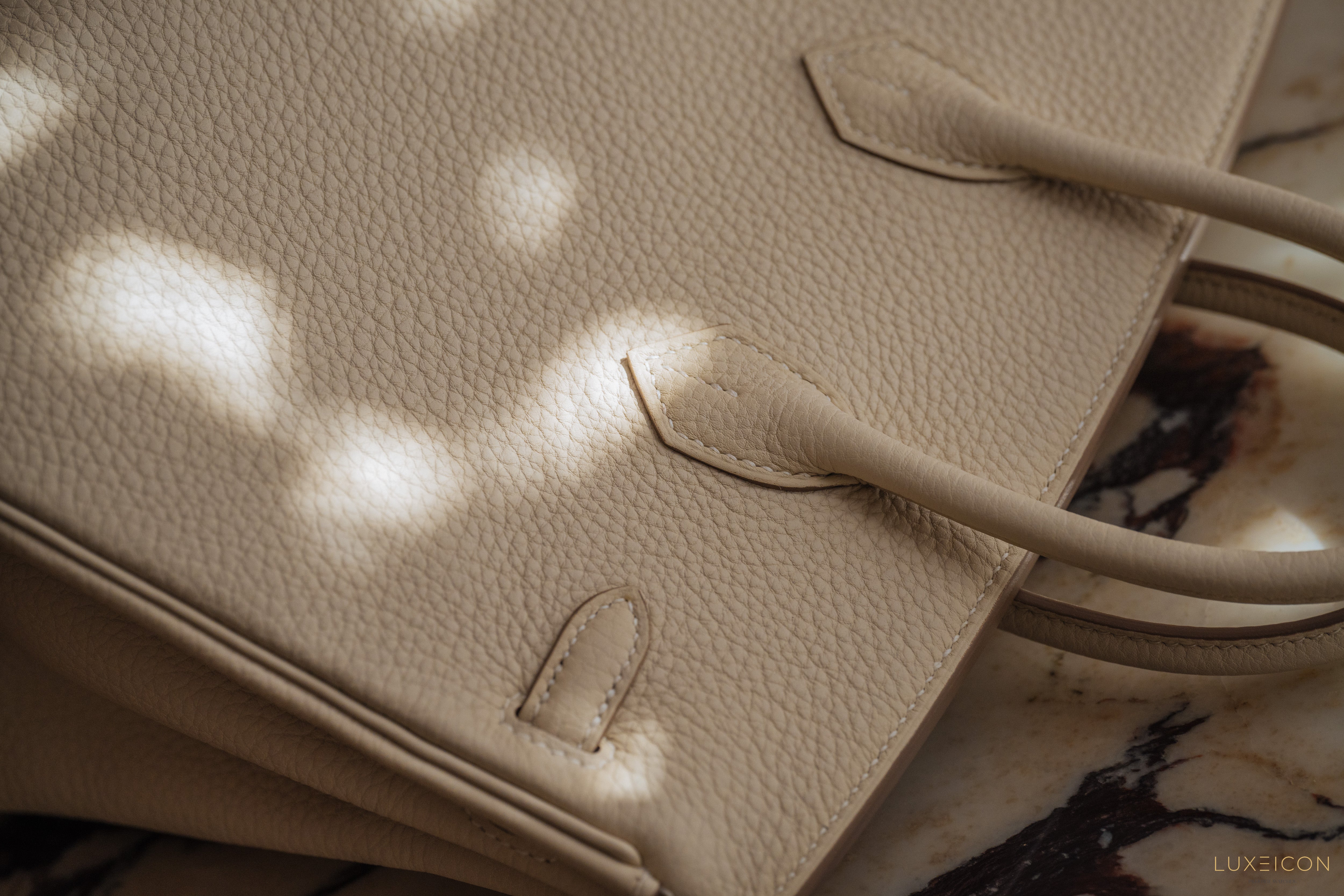 HERMES BIRKIN 25 TOGO CRAIE RGHW STAMP W