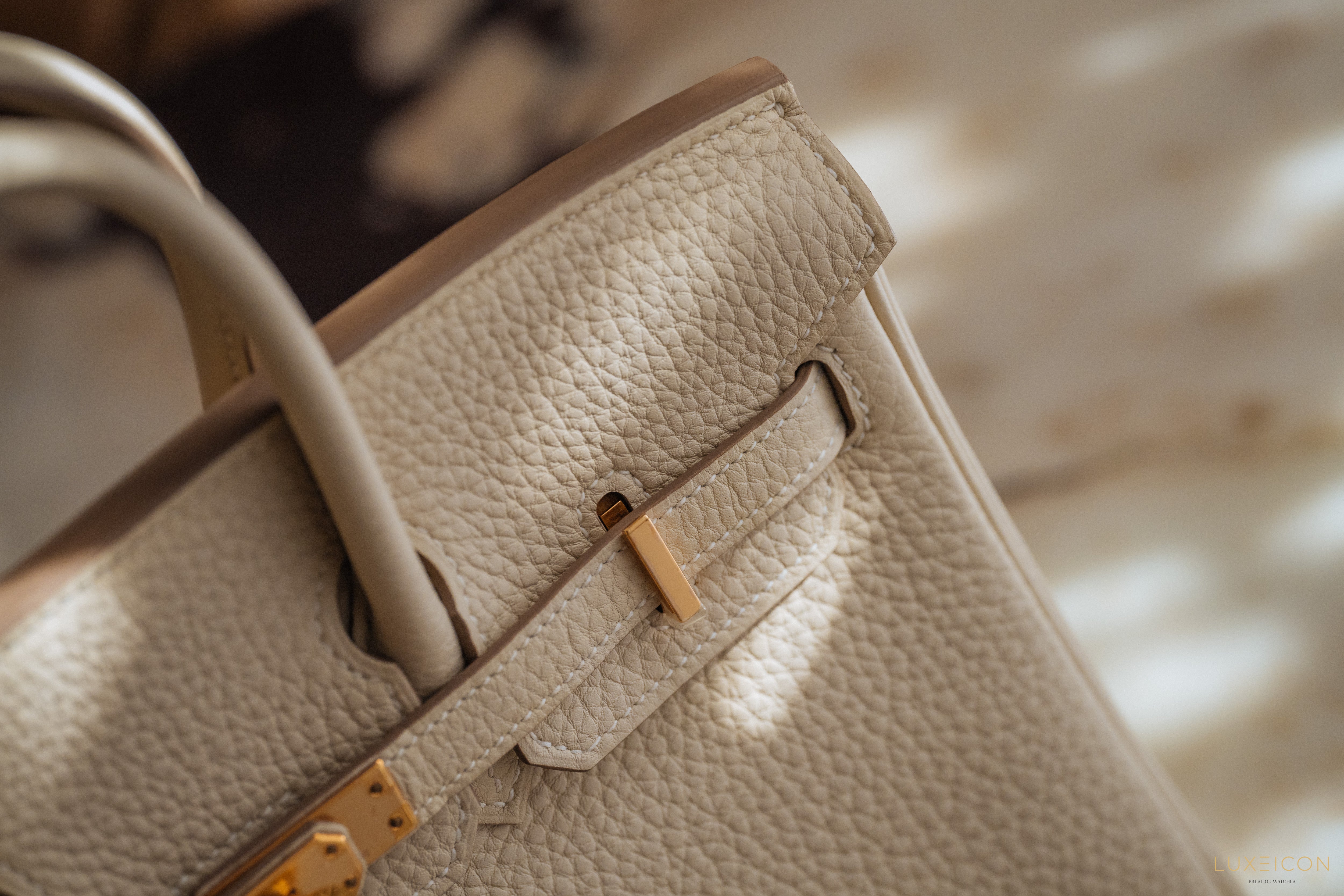 HERMES BIRKIN 25 TOGO CRAIE RGHW STAMP W