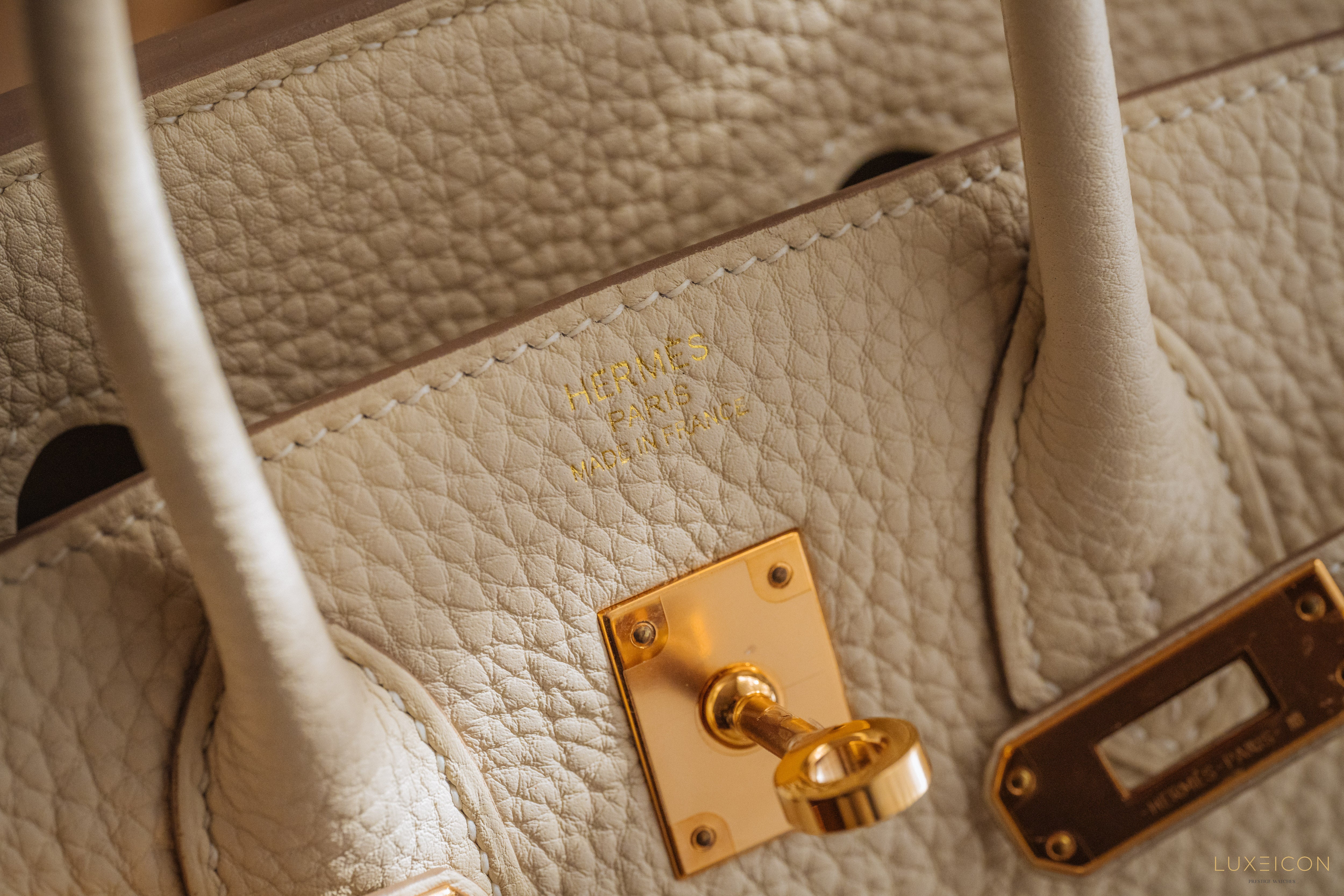 HERMES BIRKIN 25 TOGO CRAIE RGHW STAMP W
