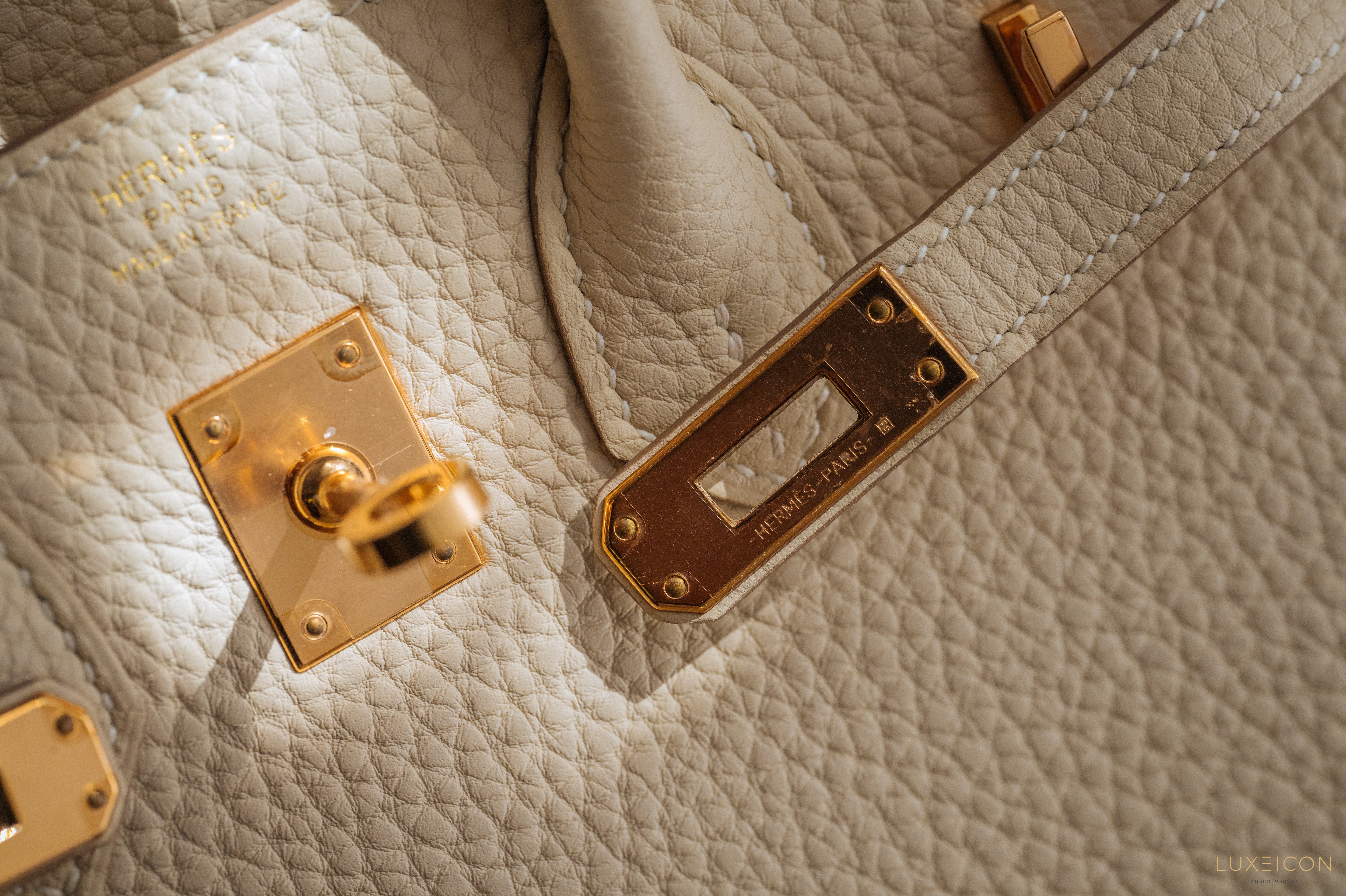 HERMES BIRKIN 25 TOGO CRAIE RGHW STAMP W