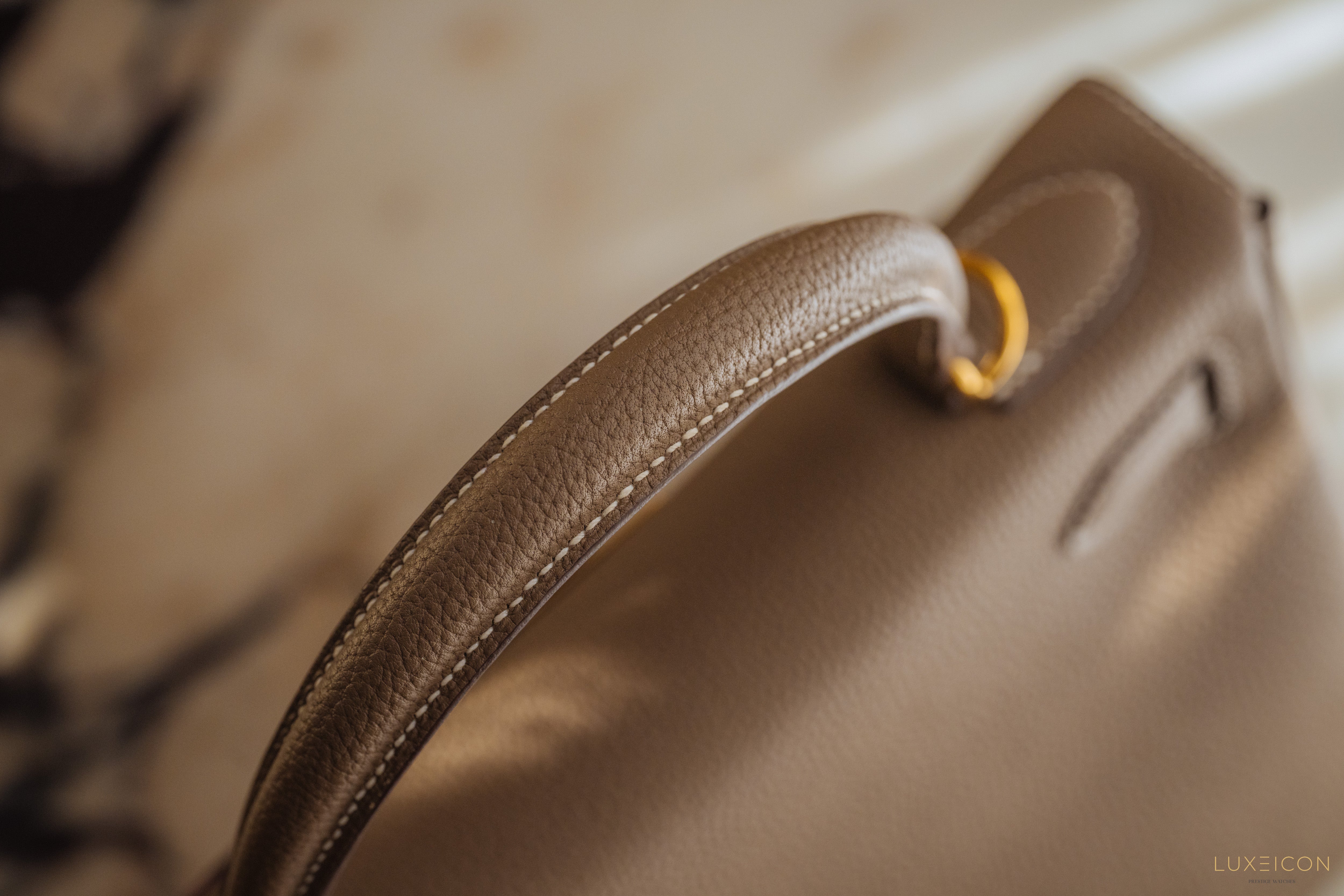 HERMES KELLY 28 TOGO ETOUPE GHW STAMP B