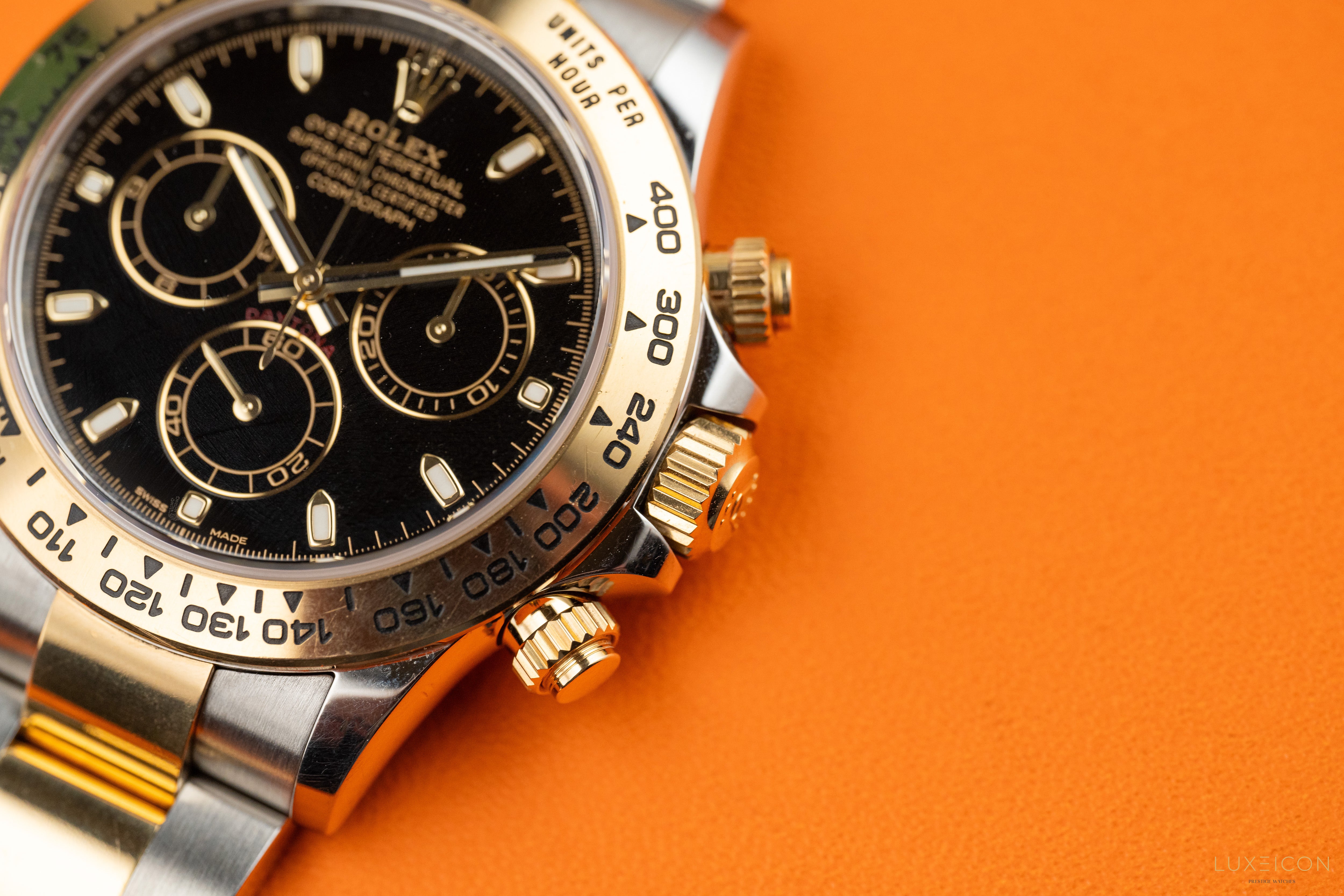 Rolex Daytona 116503 40mm Stainless Steel and Yellow Gold with Black Dial