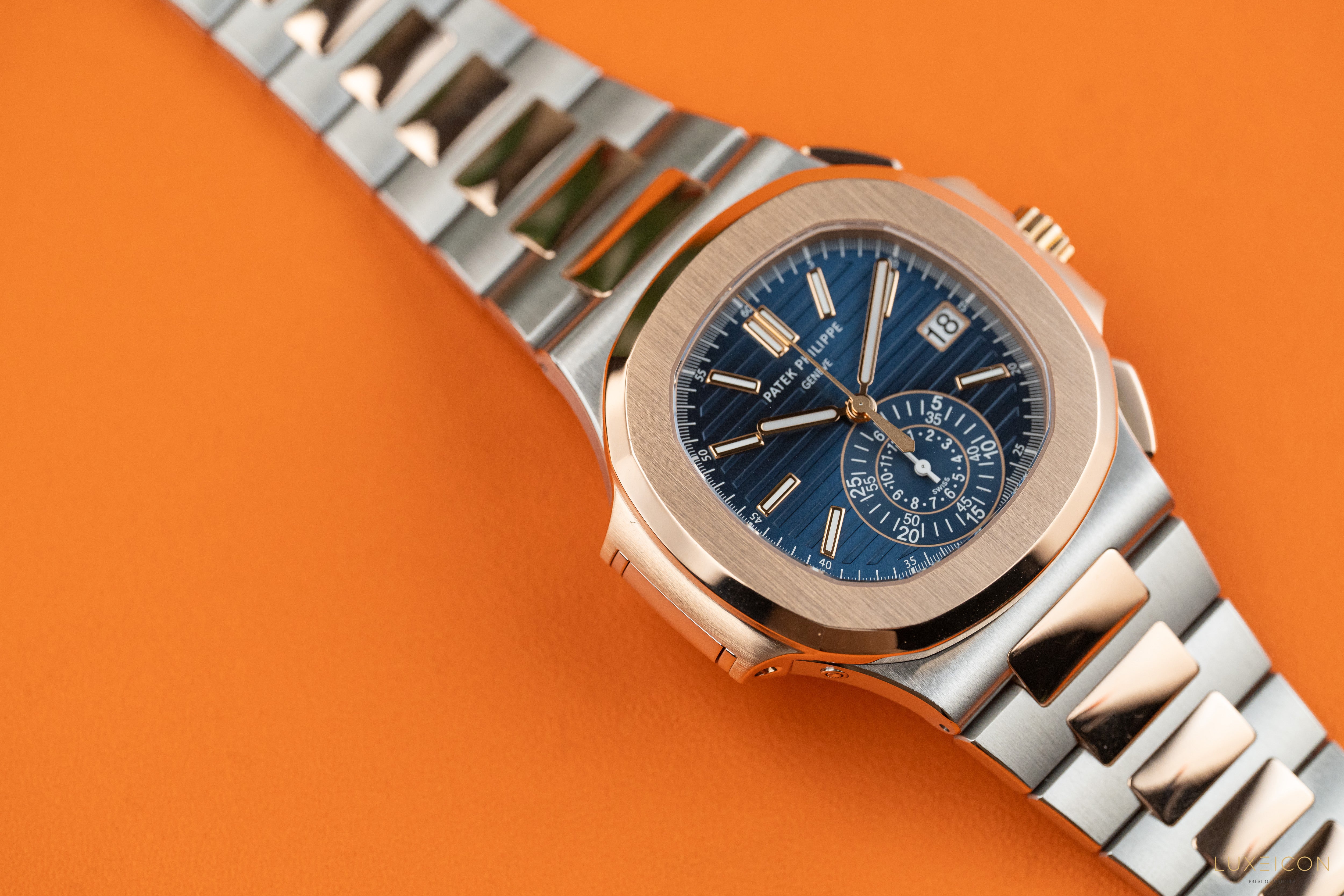 Patek Philippe Nautilus 5980/1AR-001 Steel & Rose Gold Blue Dial 2022