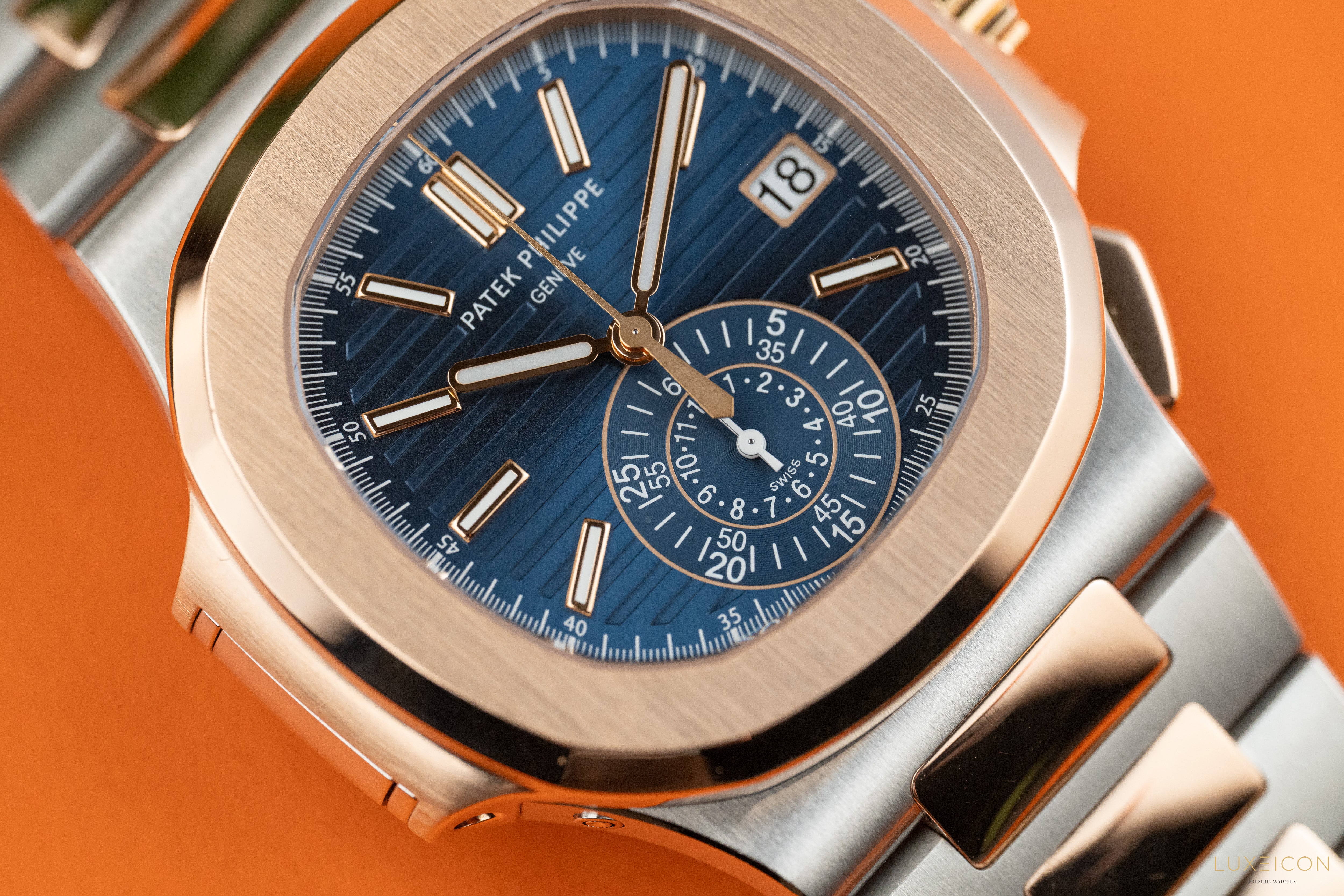 Patek Philippe Nautilus 5980/1AR-001 Steel & Rose Gold Blue Dial 2022