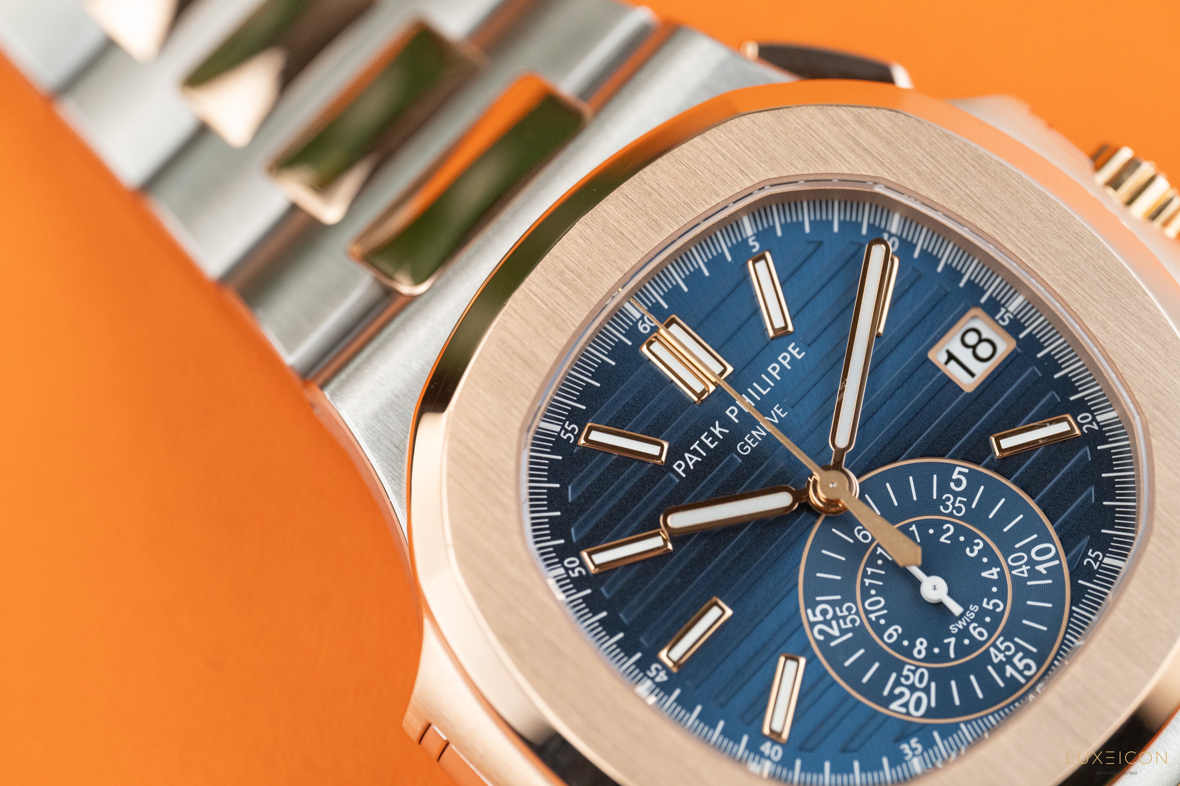 Patek Philippe Nautilus 5980/1AR-001 Steel & Rose Gold Blue Dial 2022