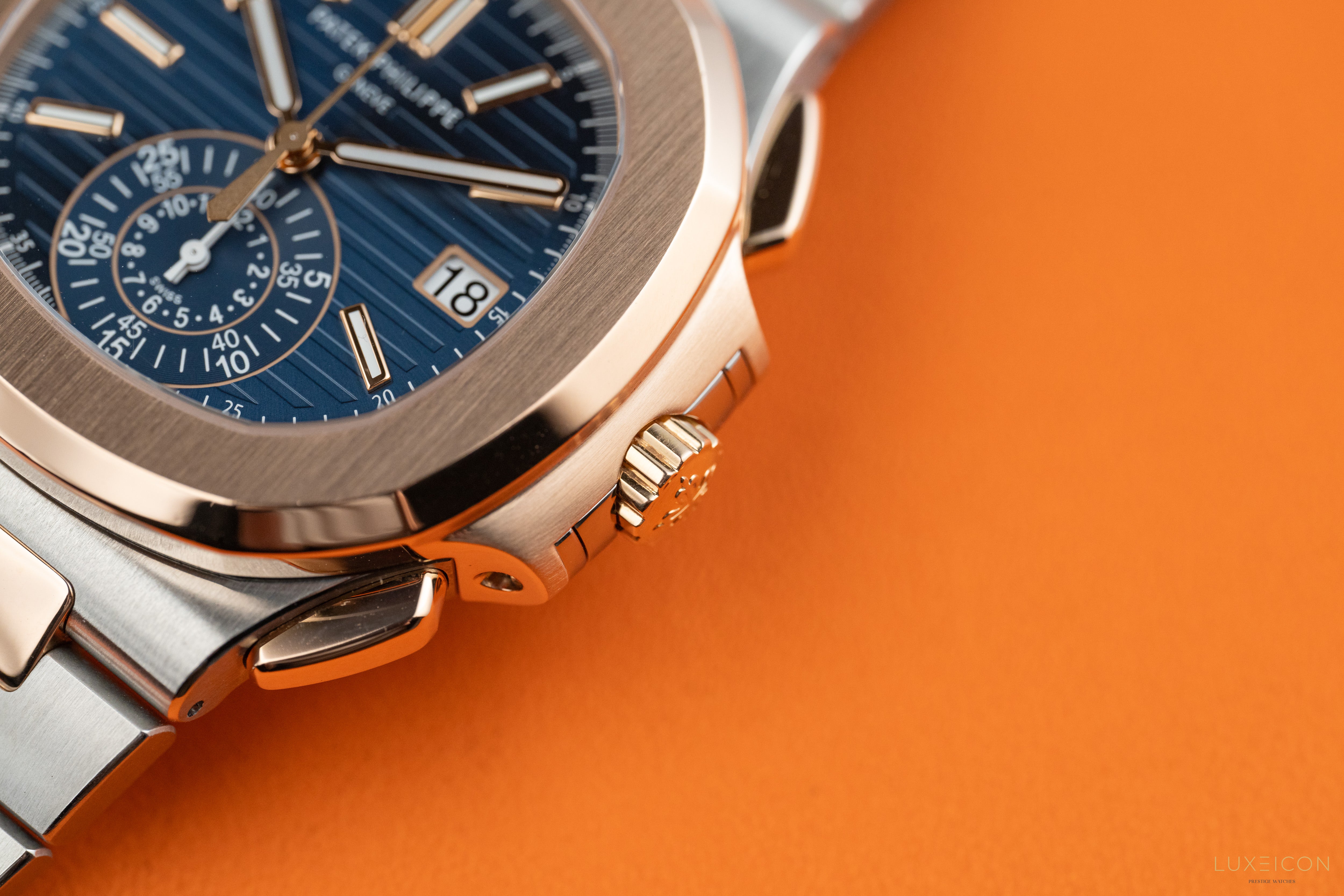 Patek Philippe Nautilus 5980/1AR-001 Steel & Rose Gold Blue Dial 2022