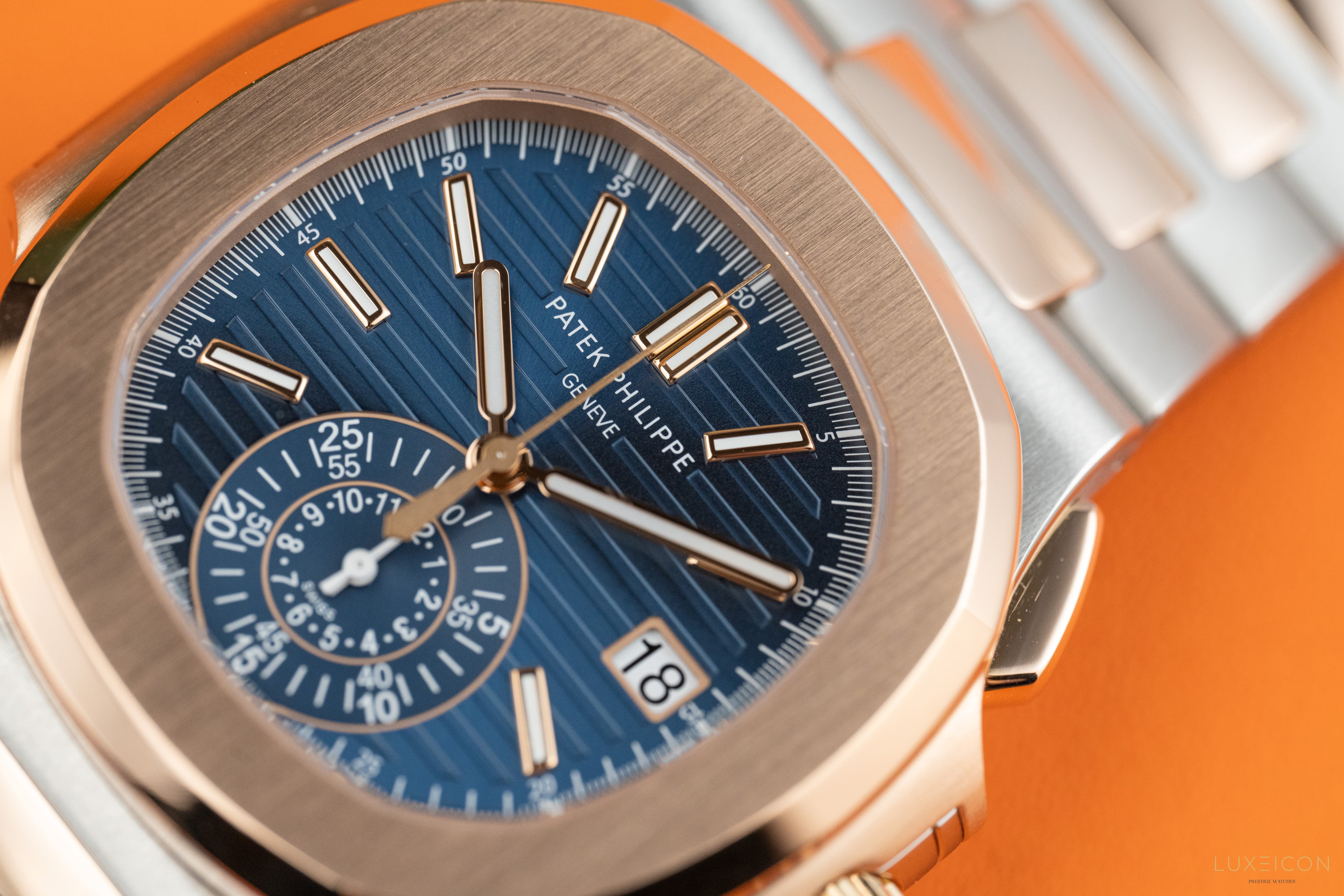 Patek Philippe Nautilus 5980/1AR-001 Steel & Rose Gold Blue Dial 2022