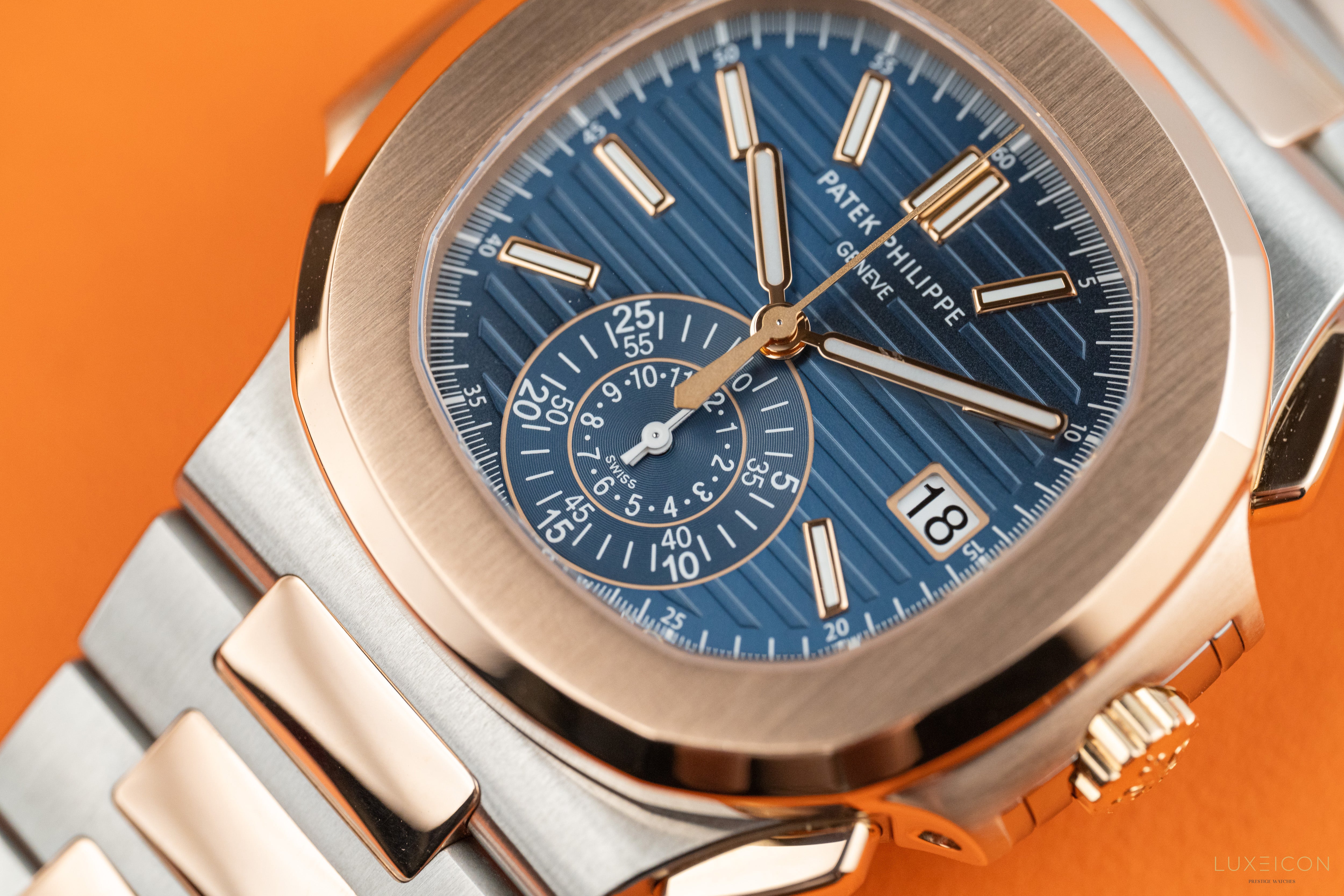 Patek Philippe Nautilus 5980/1AR-001 Steel & Rose Gold Blue Dial 2022