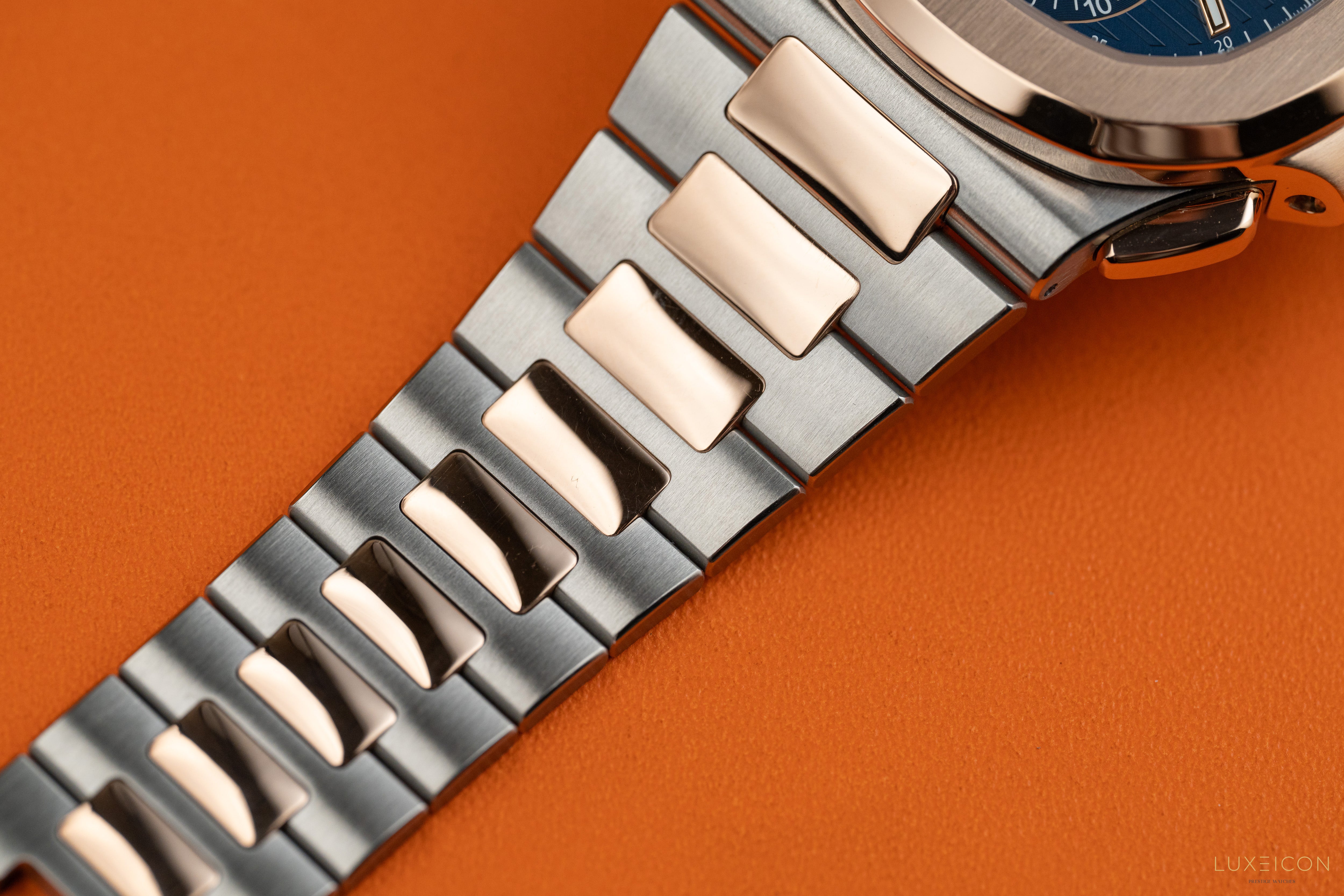 Patek Philippe Nautilus 5980/1AR-001 Steel & Rose Gold Blue Dial 2022