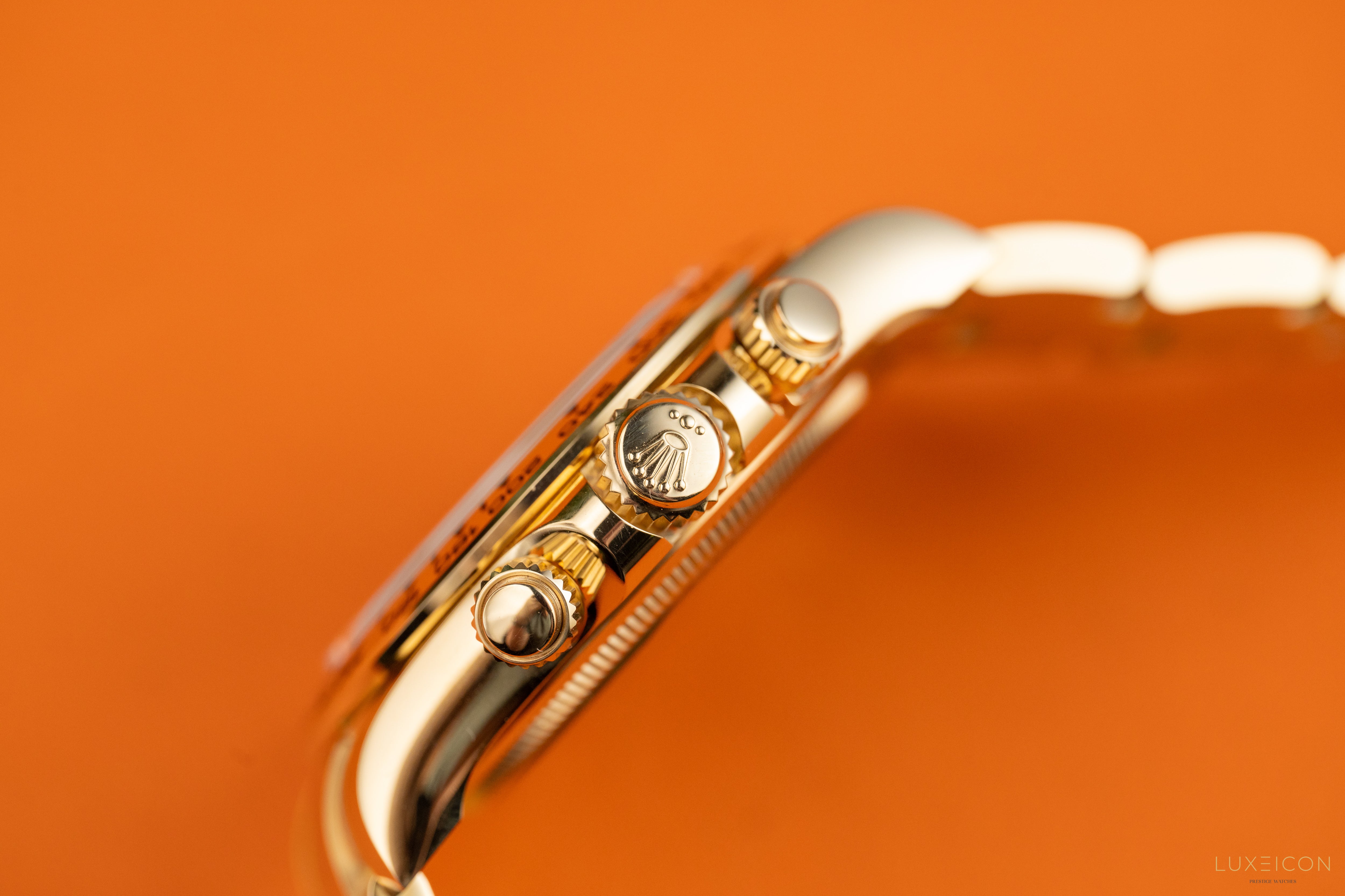 Rolex Daytona 126508 Champagne (Pikachu) Dial Yellow Gold Oyster Bracelet 40mm