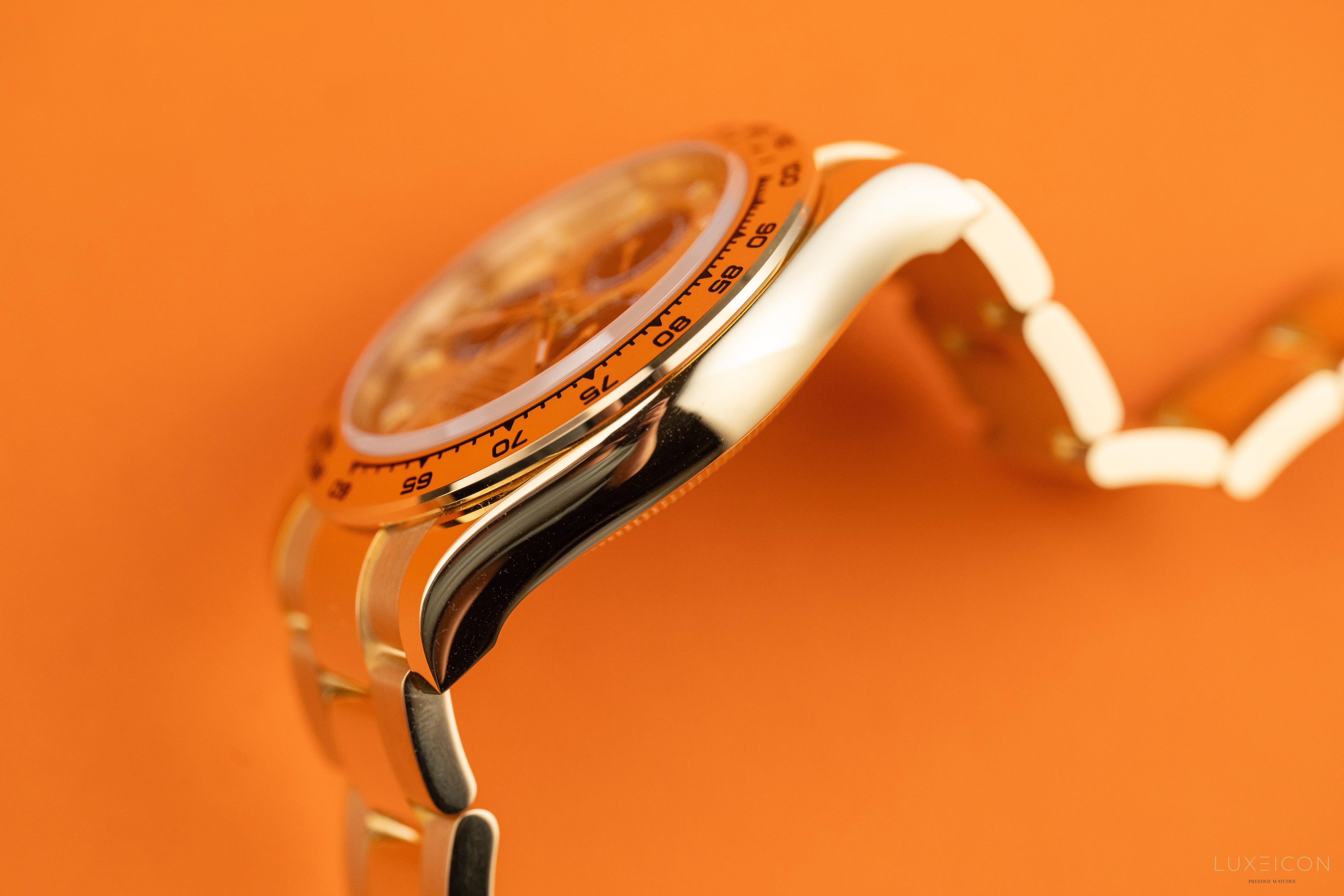 Rolex Daytona 126508 Champagne (Pikachu) Dial Yellow Gold Oyster Bracelet 40mm