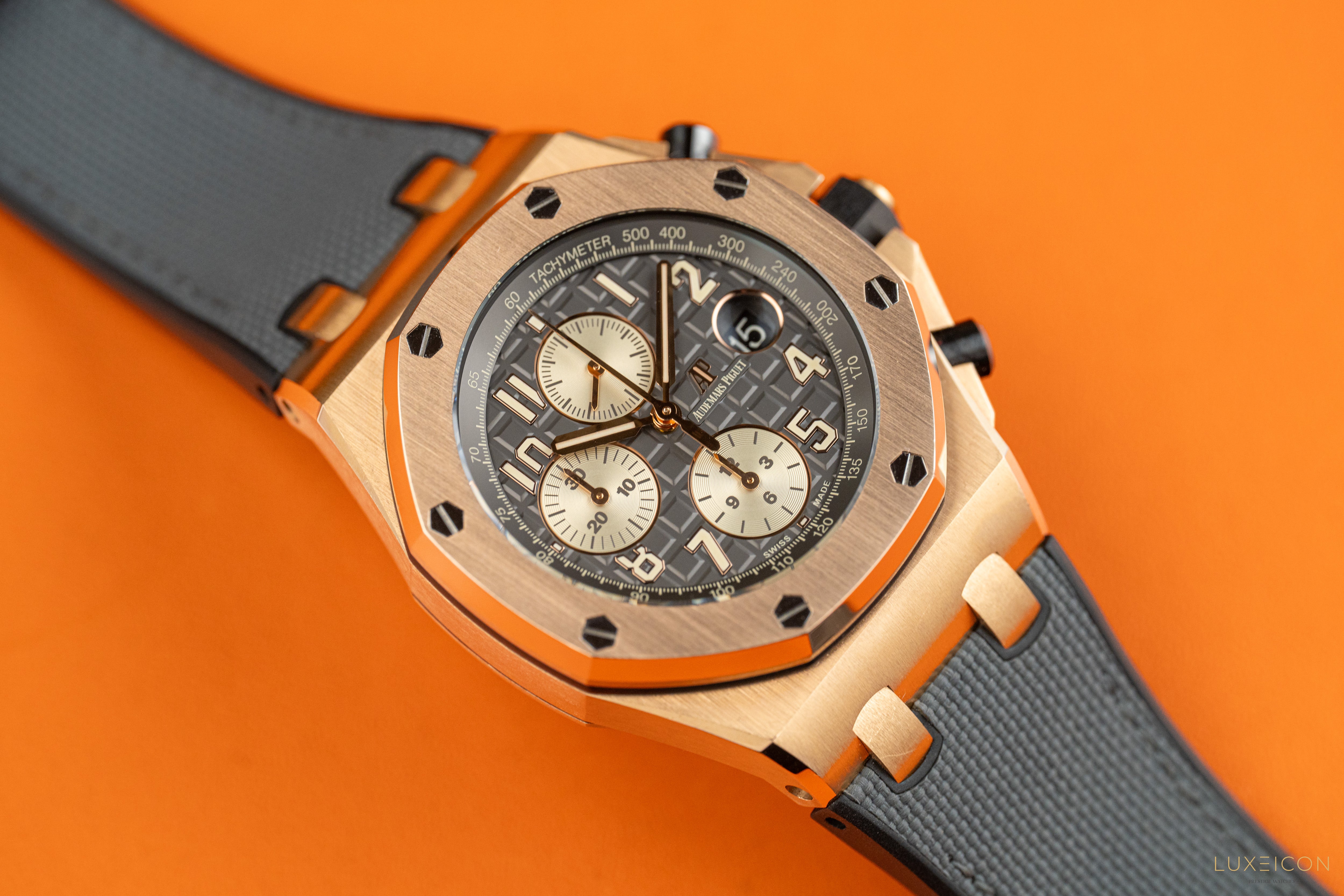 Audemars Piguet Royal Oak Offshore Chronograph “Half Brick” Grey Dial Rose Gold 26470OR.OO.A125CR.01