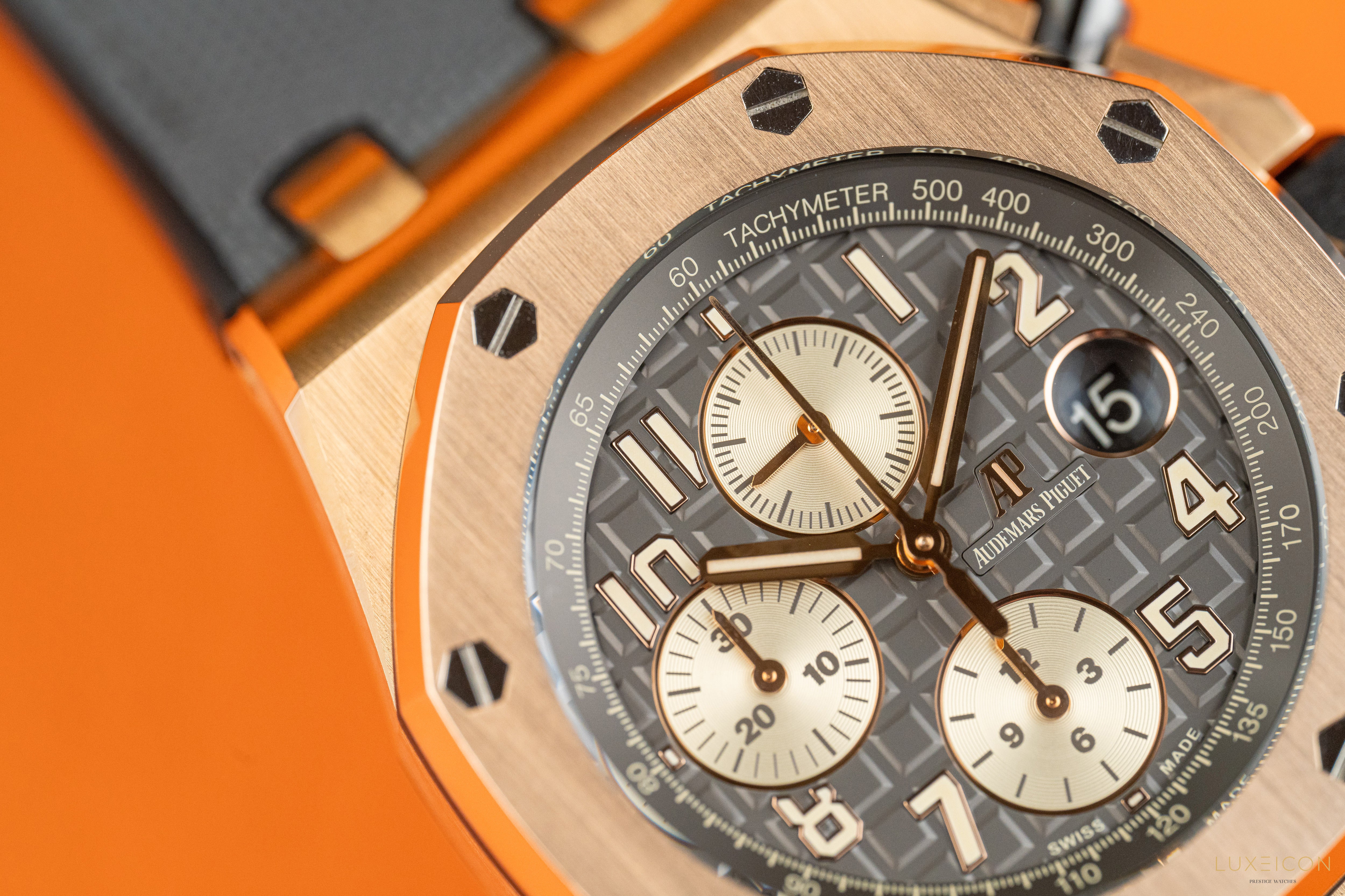 Audemars Piguet Royal Oak Offshore Chronograph “Half Brick” Grey Dial Rose Gold 26470OR.OO.A125CR.01