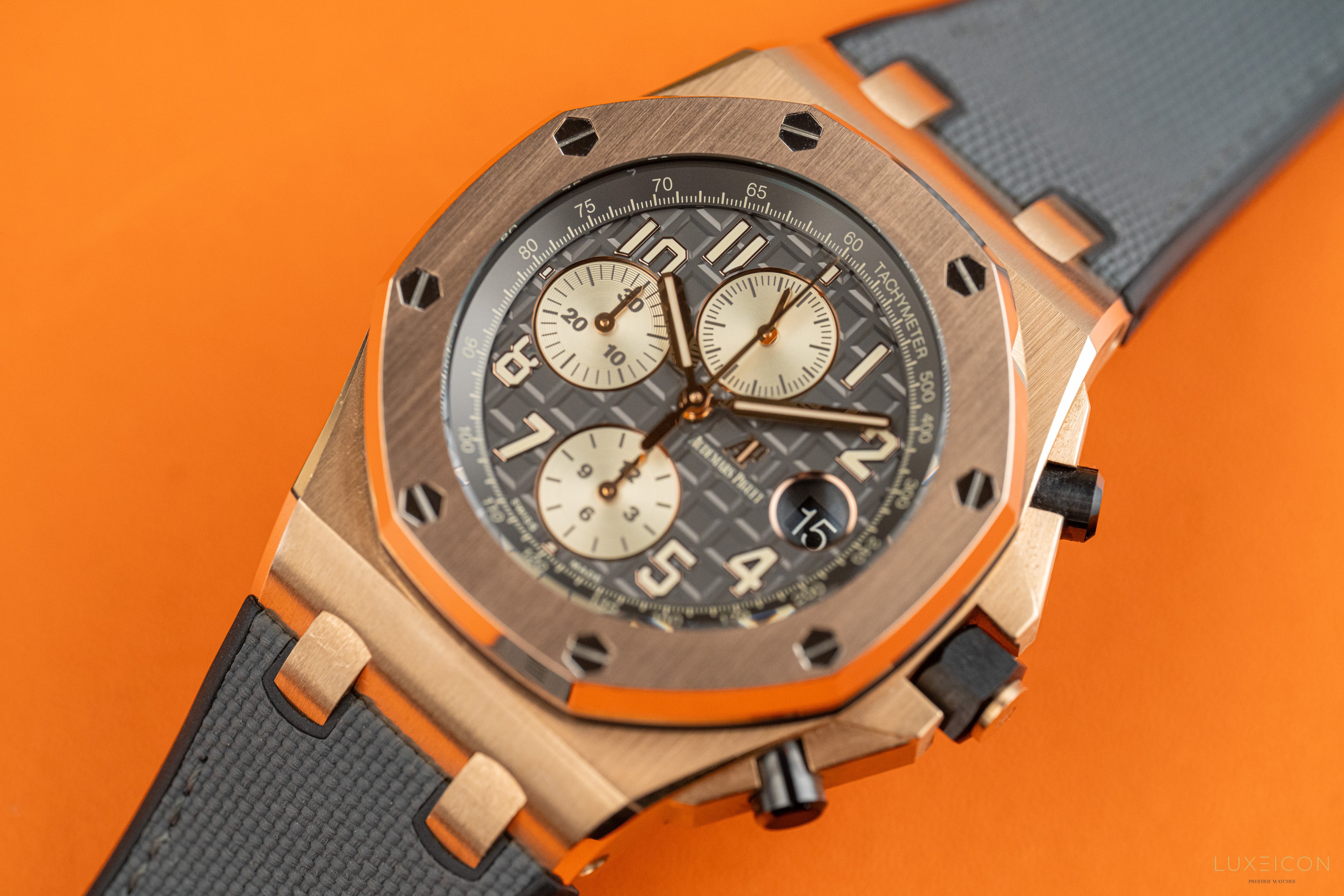 Audemars Piguet Royal Oak Offshore Chronograph “Half Brick” Grey Dial Rose Gold 26470OR.OO.A125CR.01