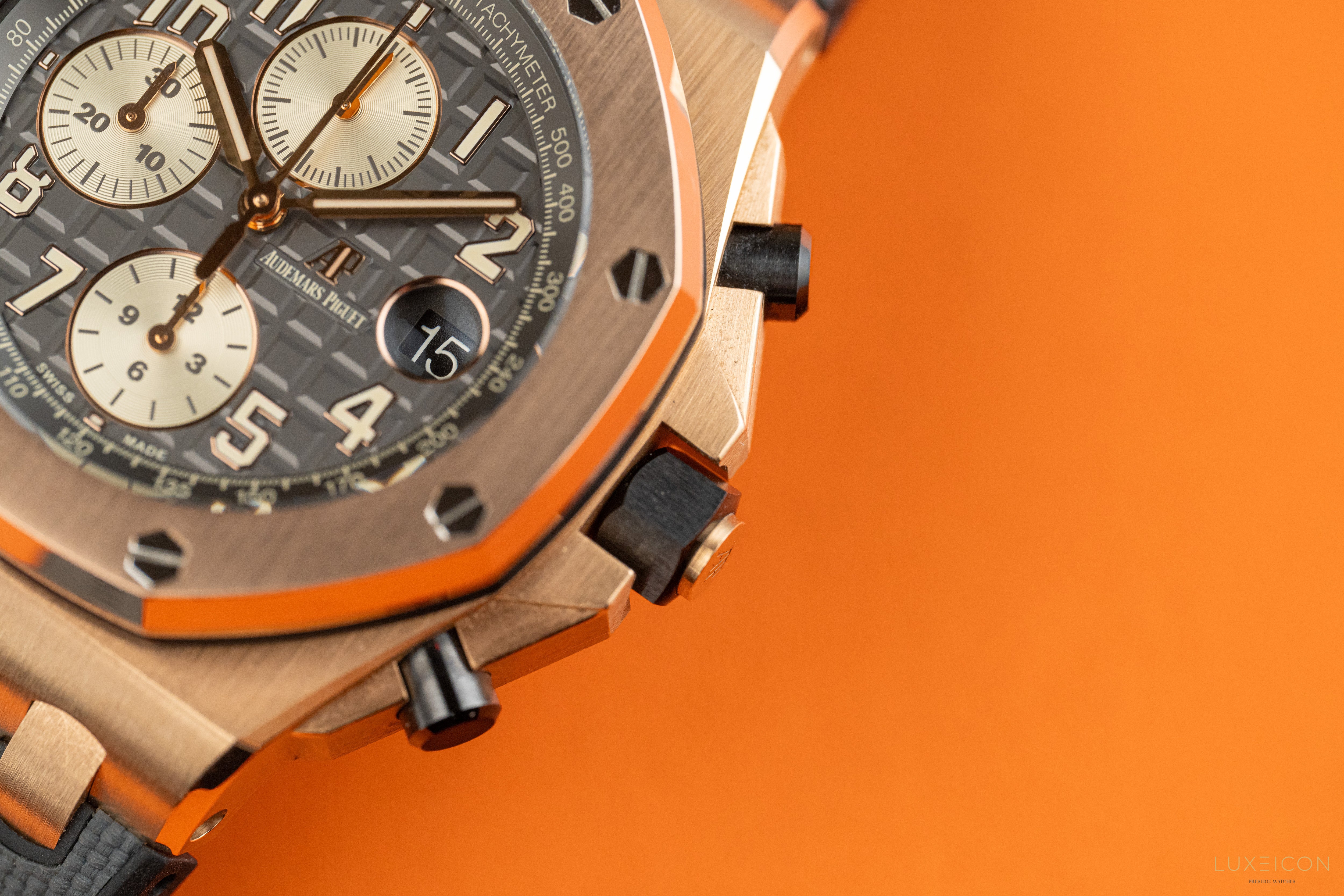 Audemars Piguet Royal Oak Offshore Chronograph “Half Brick” Grey Dial Rose Gold 26470OR.OO.A125CR.01