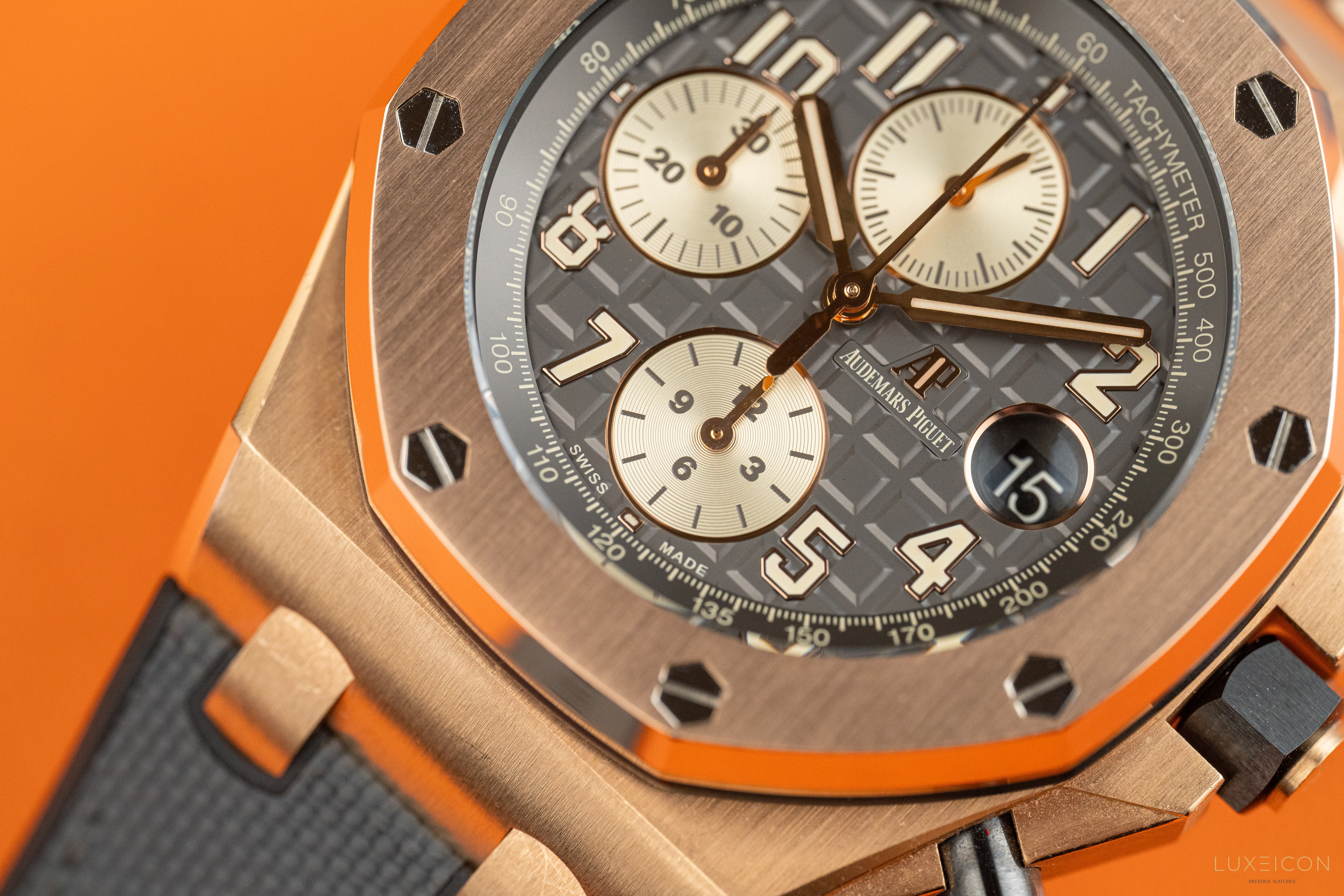 Audemars Piguet Royal Oak Offshore Chronograph “Half Brick” Grey Dial Rose Gold 26470OR.OO.A125CR.01