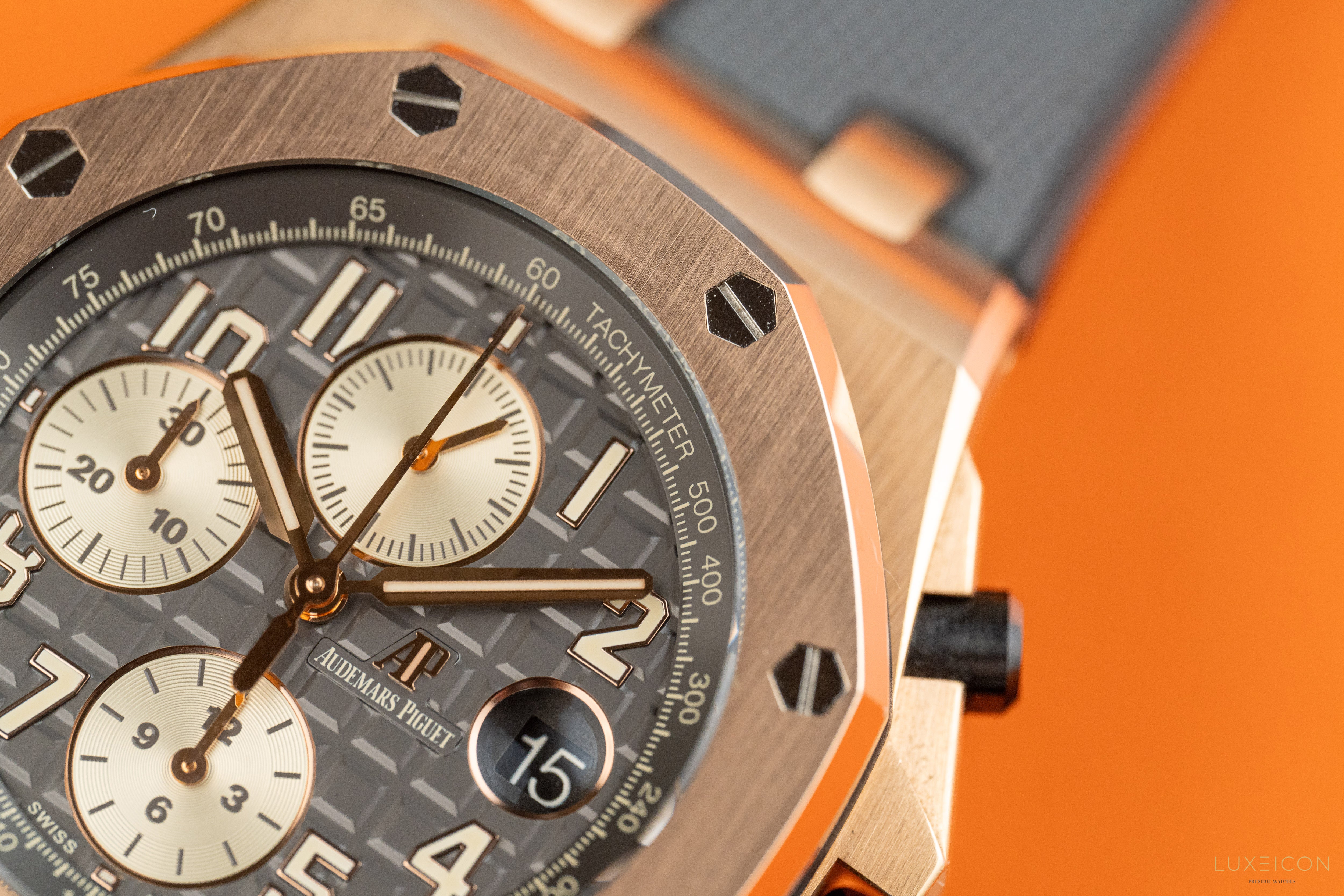 Audemars Piguet Royal Oak Offshore Chronograph “Half Brick” Grey Dial Rose Gold 26470OR.OO.A125CR.01