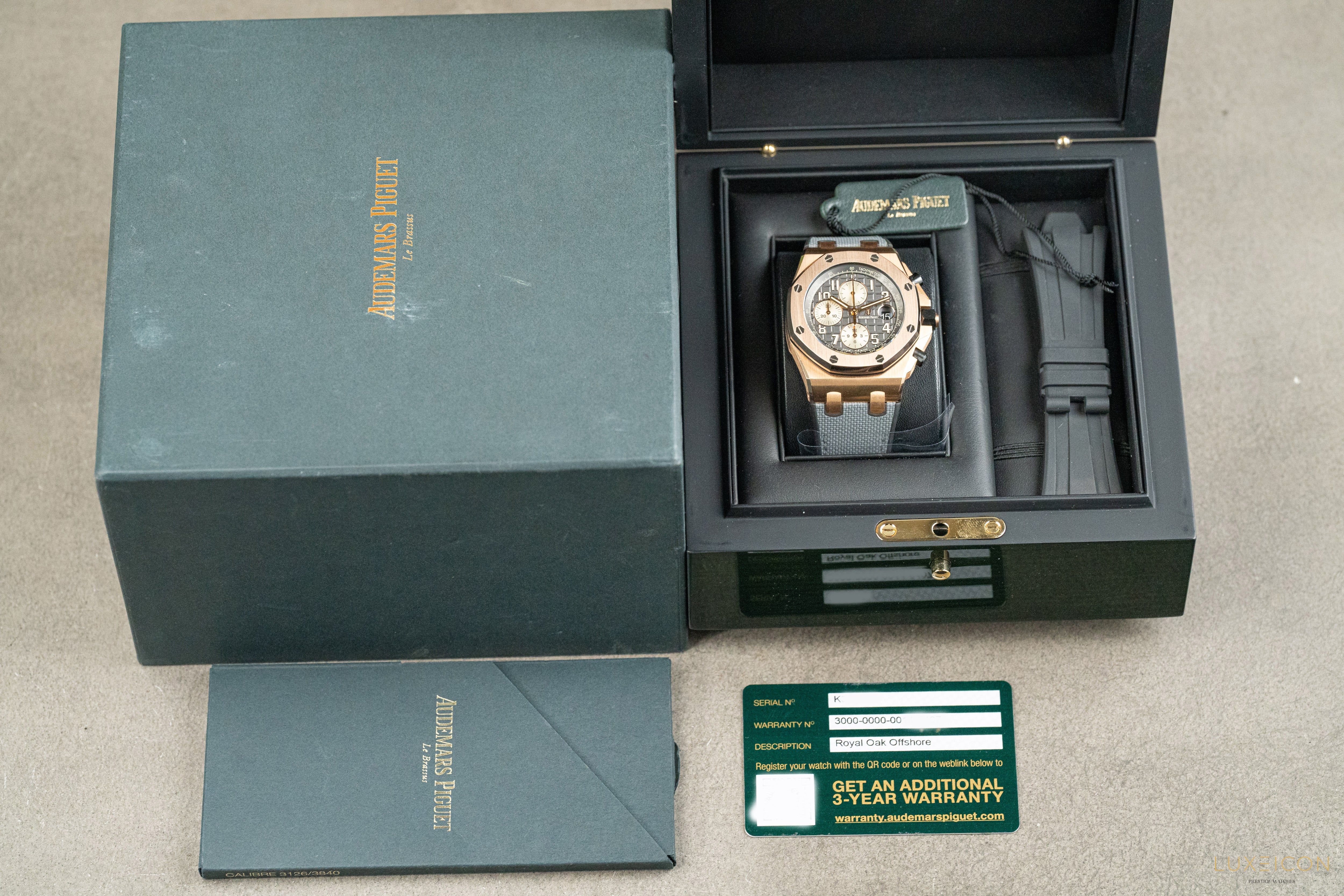 Audemars Piguet Royal Oak Offshore Chronograph “Half Brick” Grey Dial Rose Gold 26470OR.OO.A125CR.01