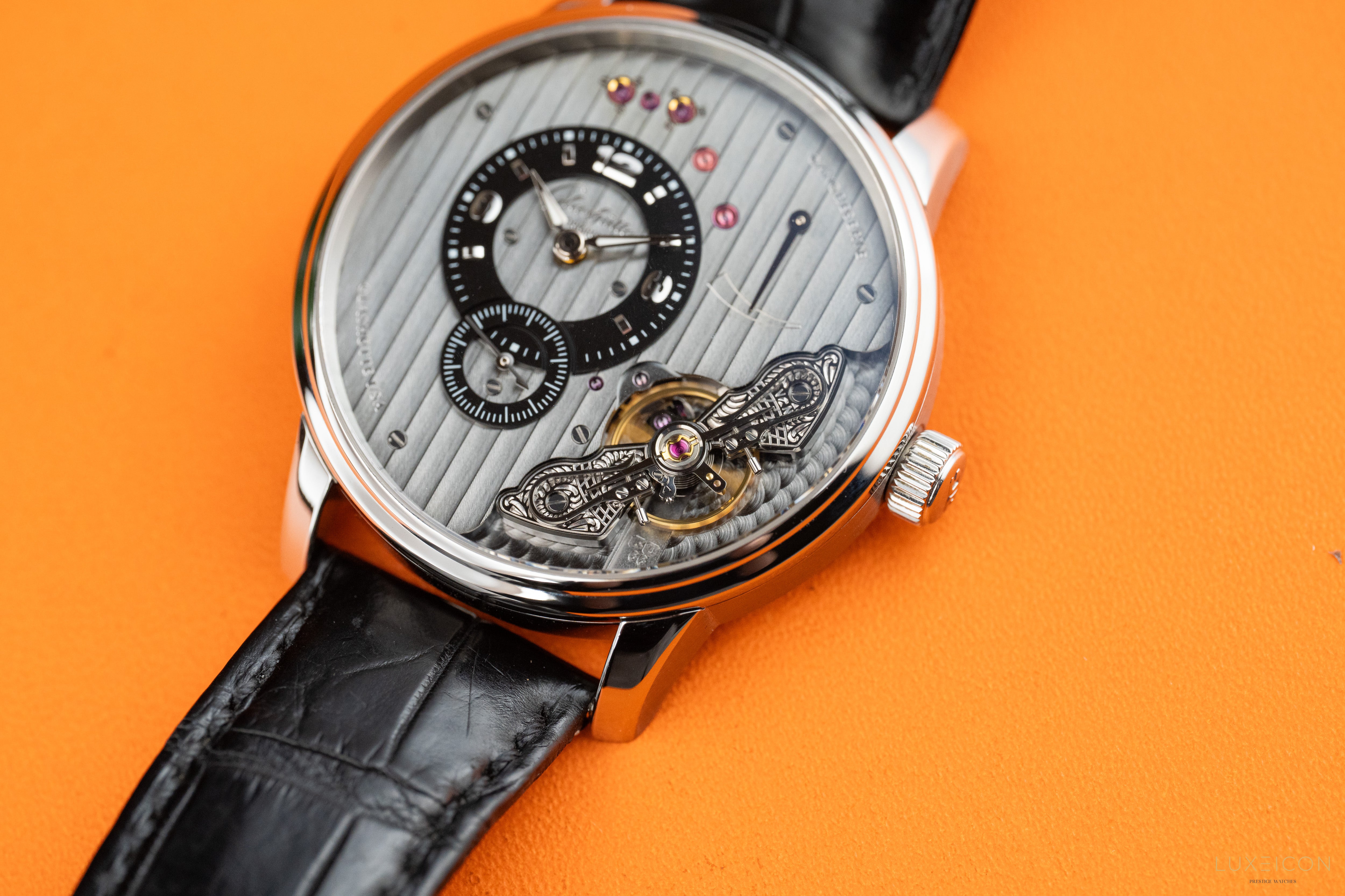Glashütte Original PanoInverse Stainless Steel Grey Dial 42mm