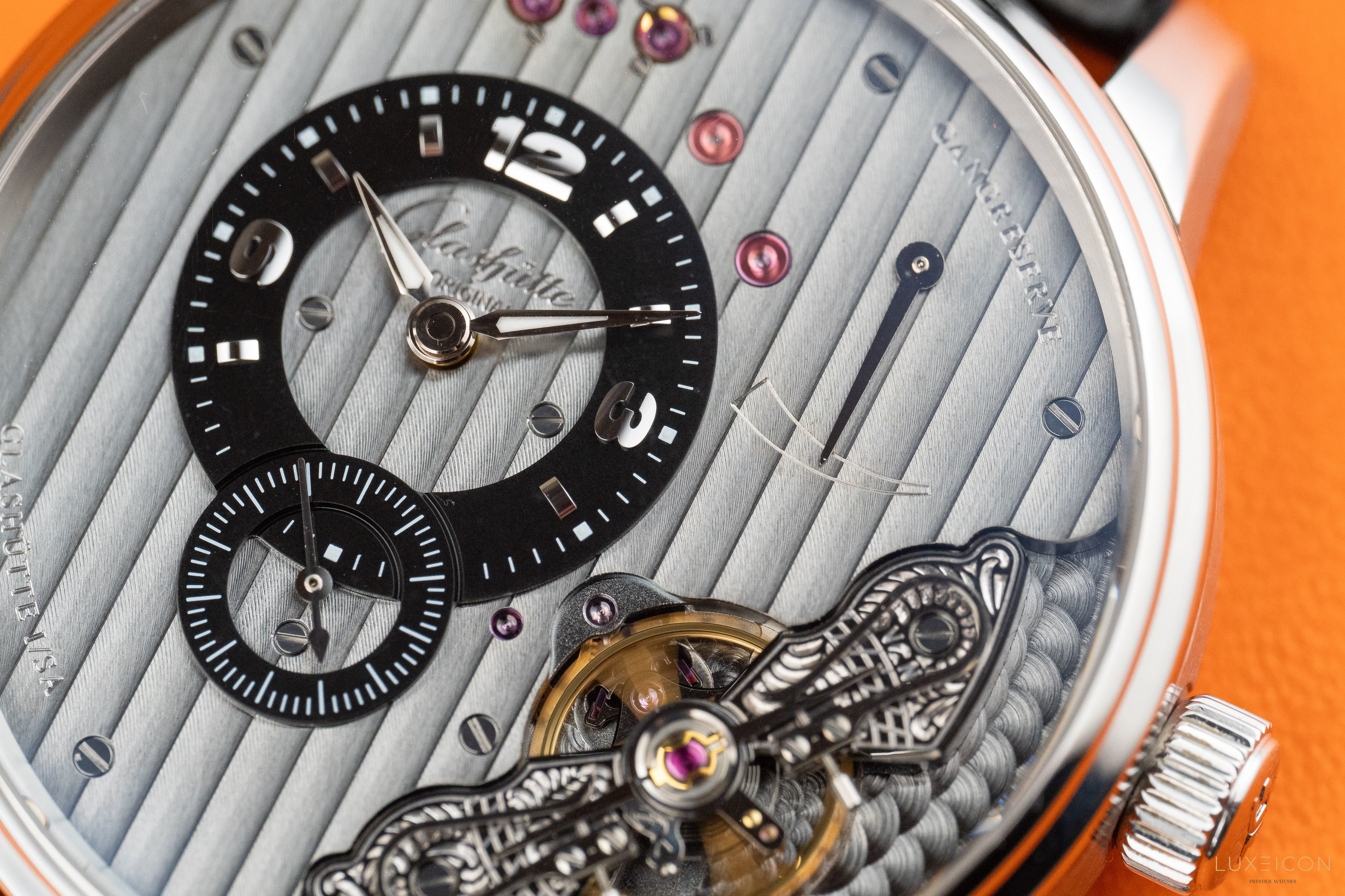 Glashütte Original PanoInverse Stainless Steel Grey Dial 42mm