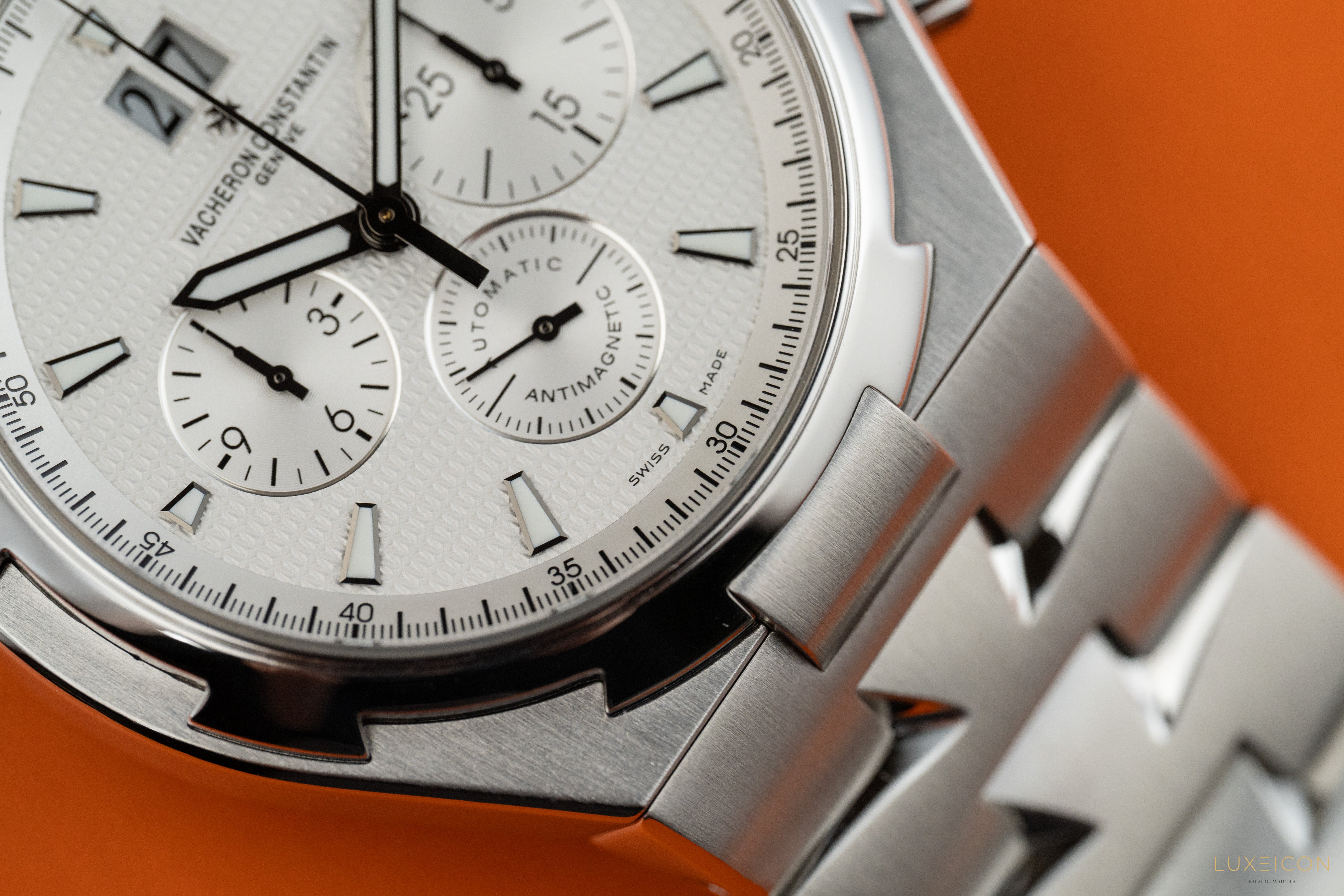 Vacheron Constantin Overseas Chronograph Silver Dial 49150/B01A-9095