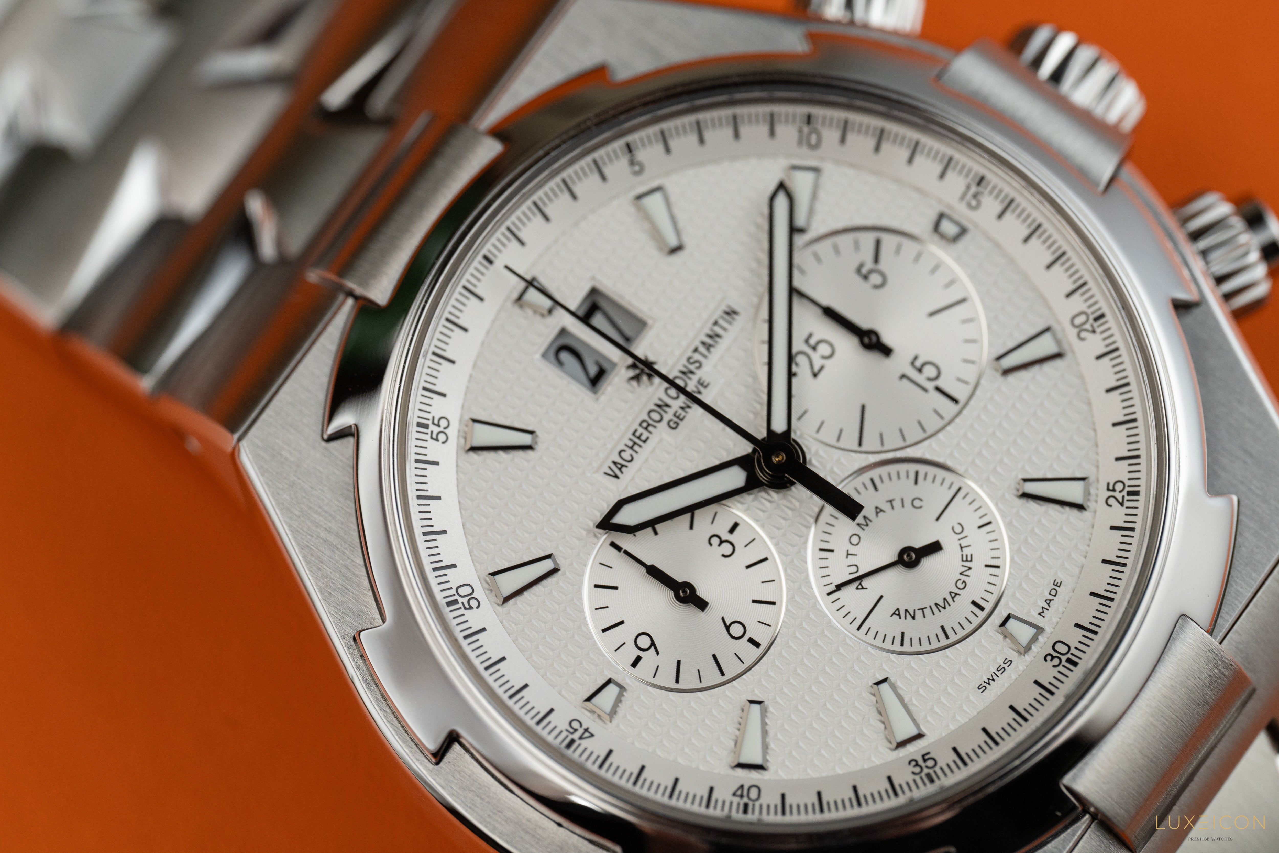 Vacheron Constantin Overseas Chronograph Silver Dial 49150/B01A-9095