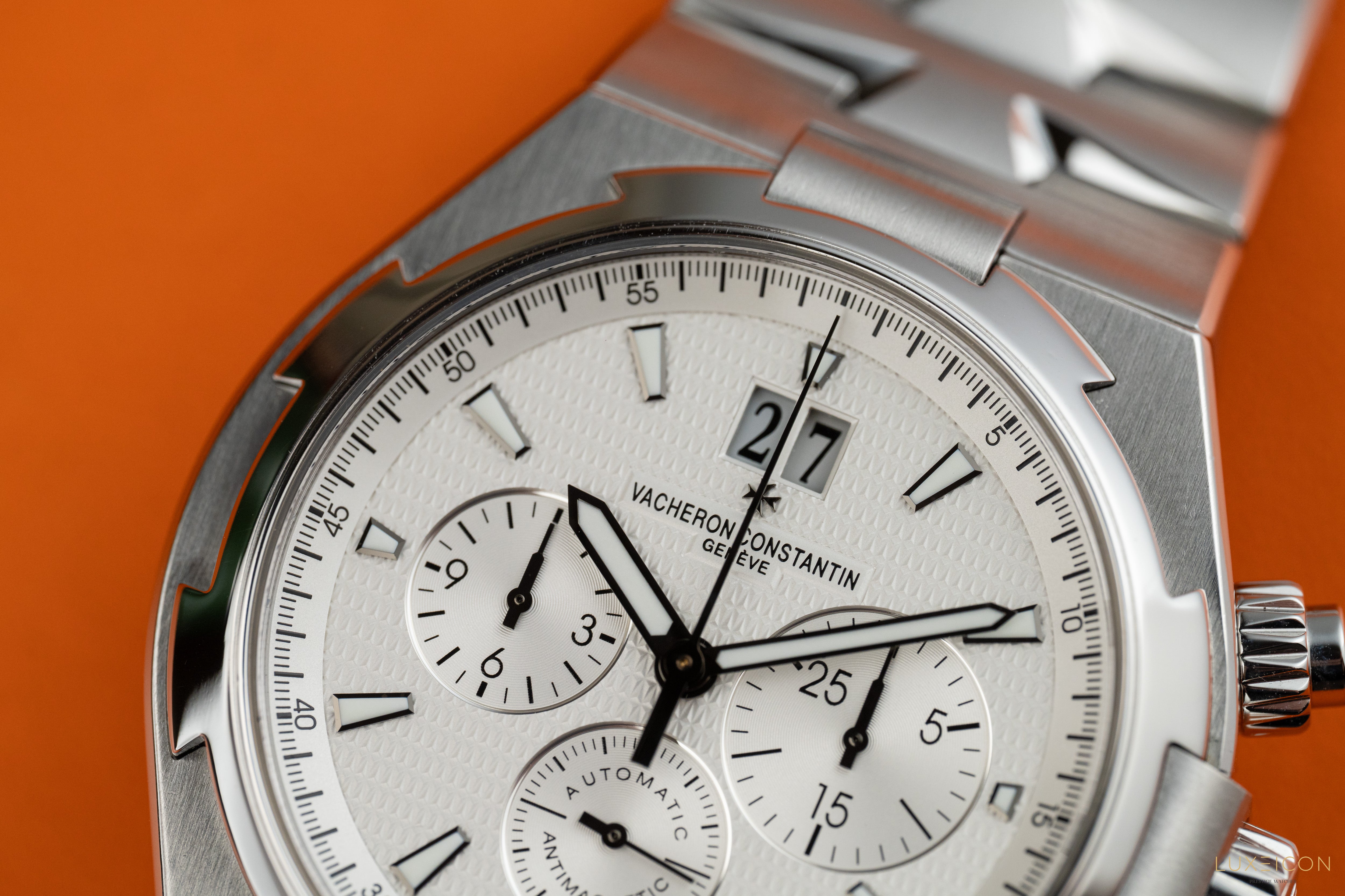 Vacheron Constantin Overseas Chronograph Silver Dial 49150/B01A-9095