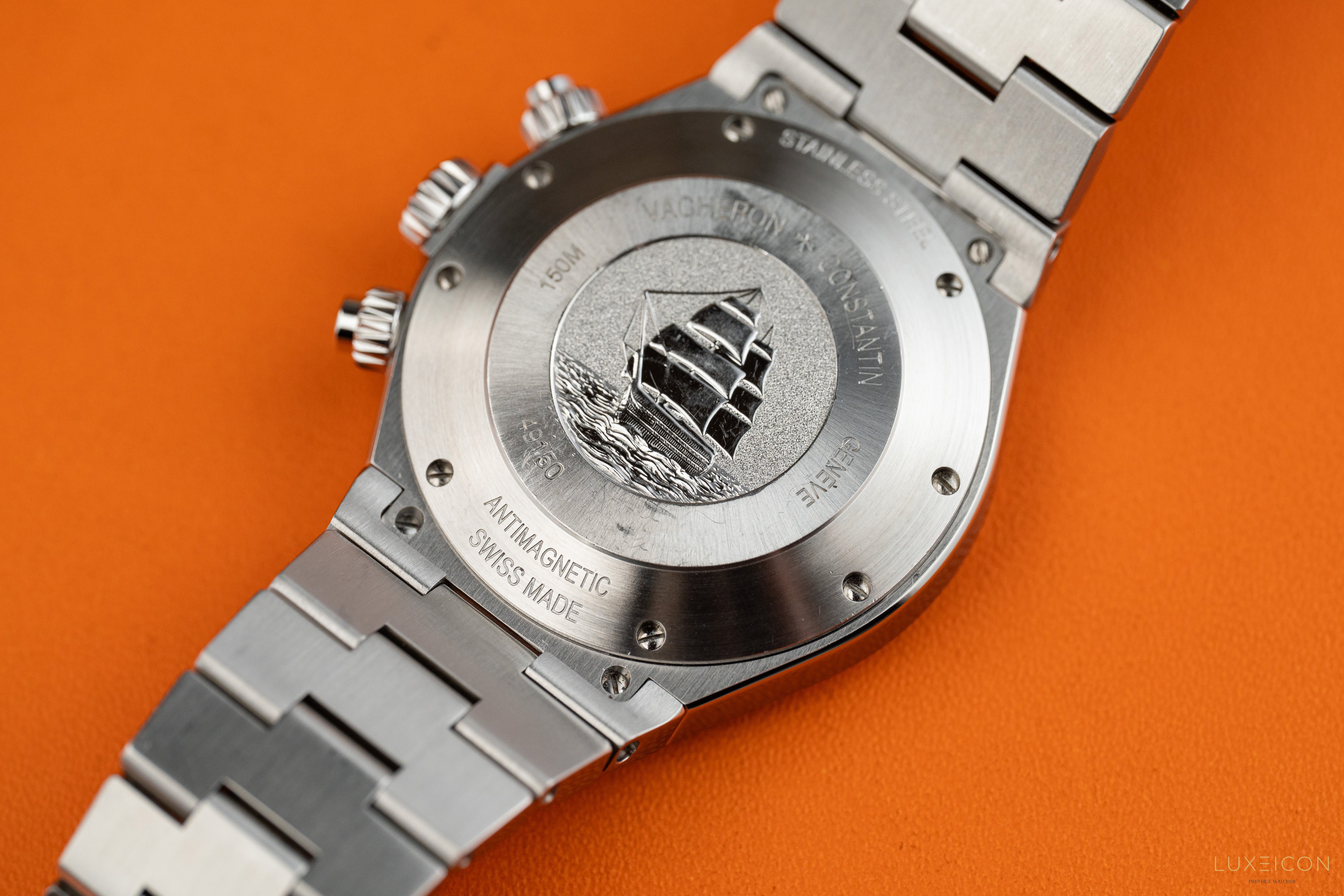 Vacheron Constantin Overseas Chronograph Silver Dial 49150/B01A-9095