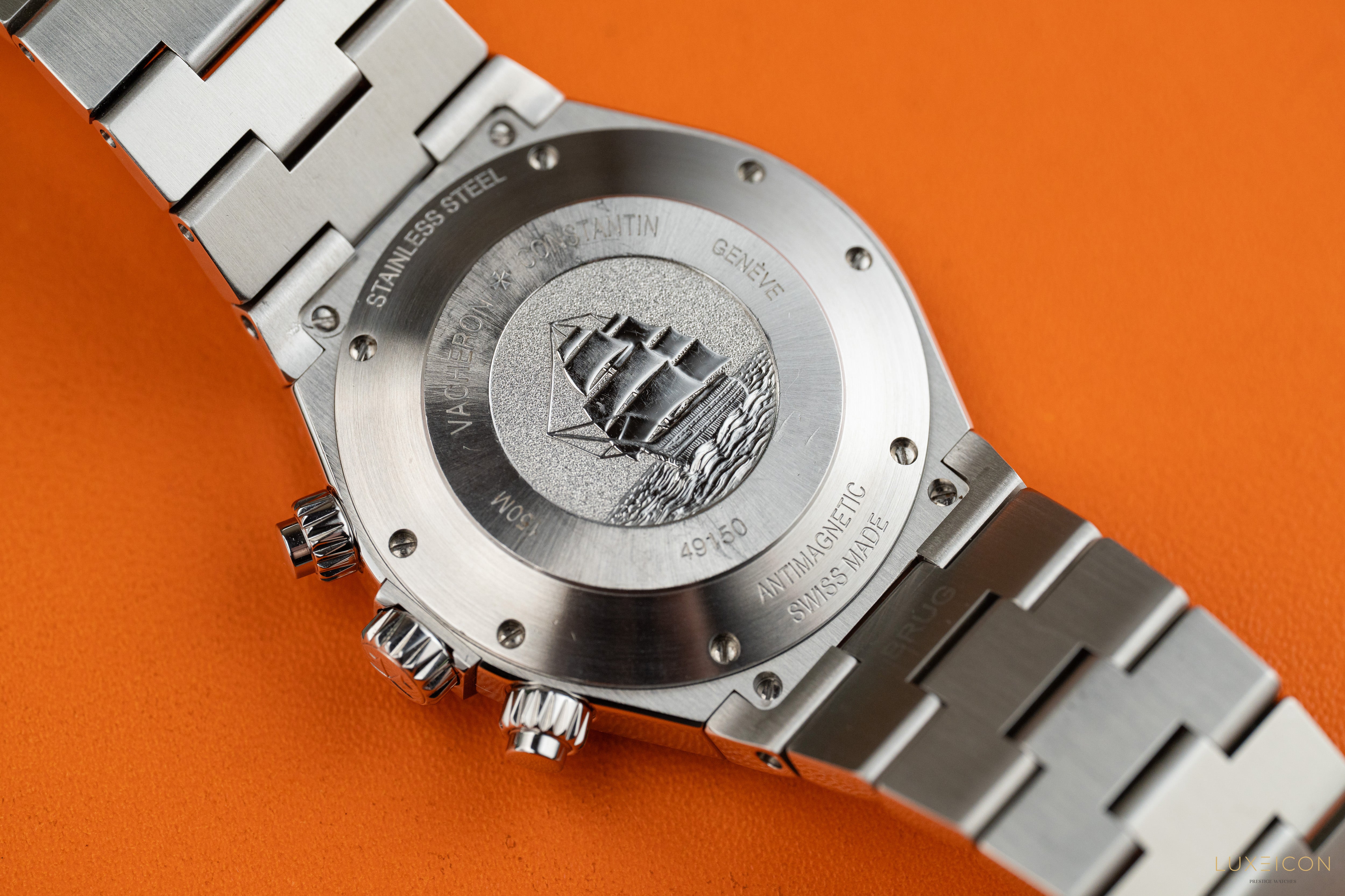 Vacheron Constantin Overseas Chronograph Silver Dial 49150/B01A-9095