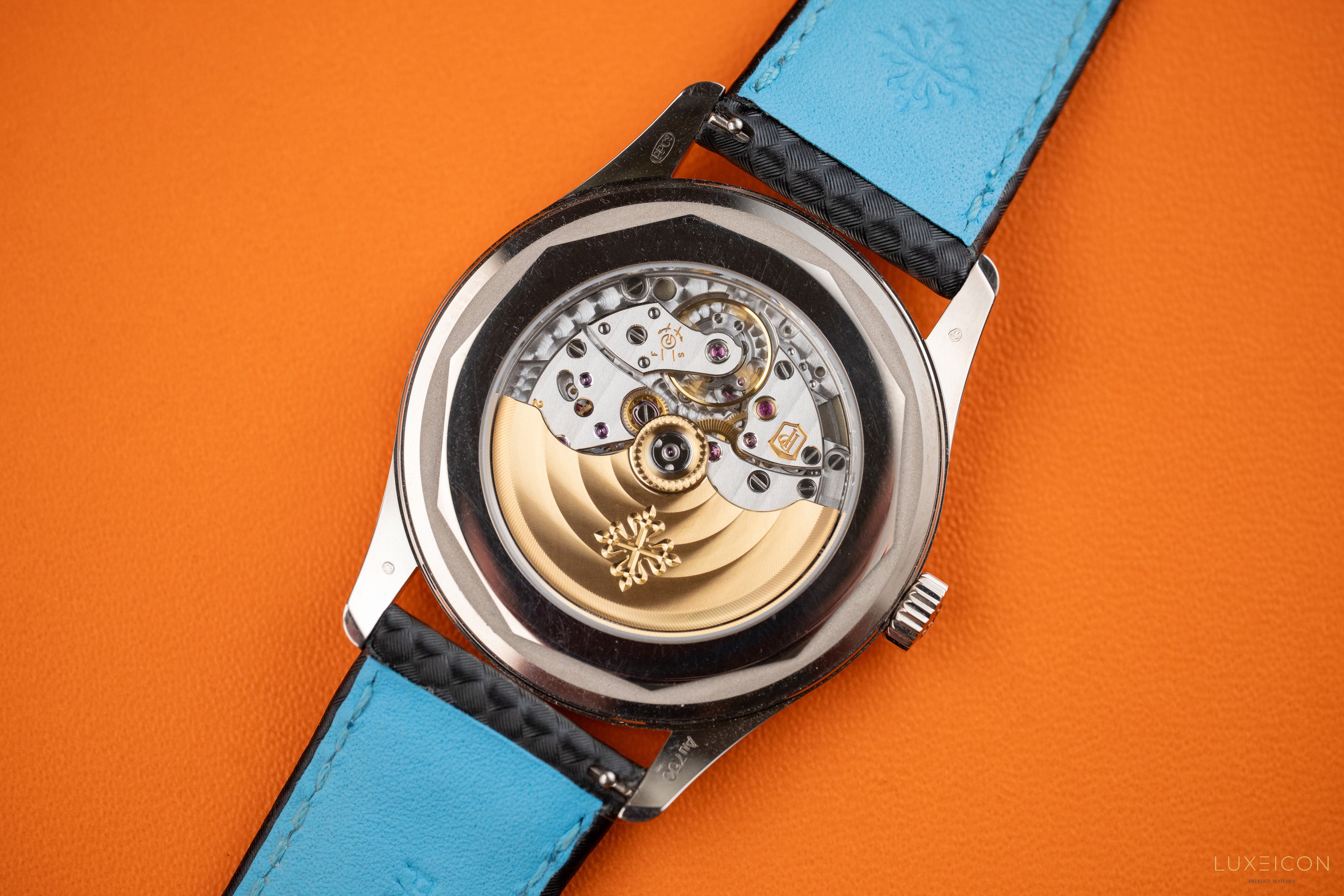 Patek Philippe Calatrava 6007G-011 40mm White Gold Black and Tiffany Turquoise Dial