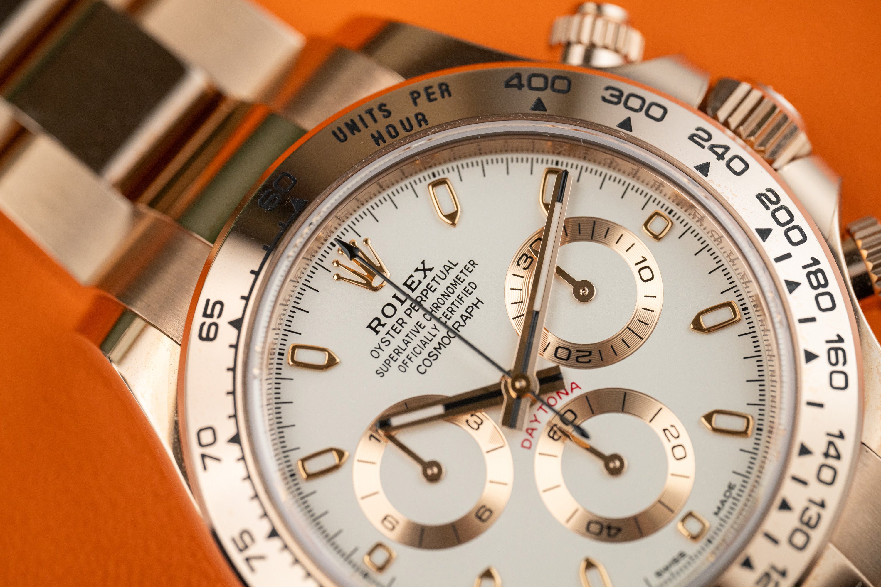 Rolex Cosmograph Daytona 116505 18k Everose Gold Ivory Dial 40mm Discontiuned