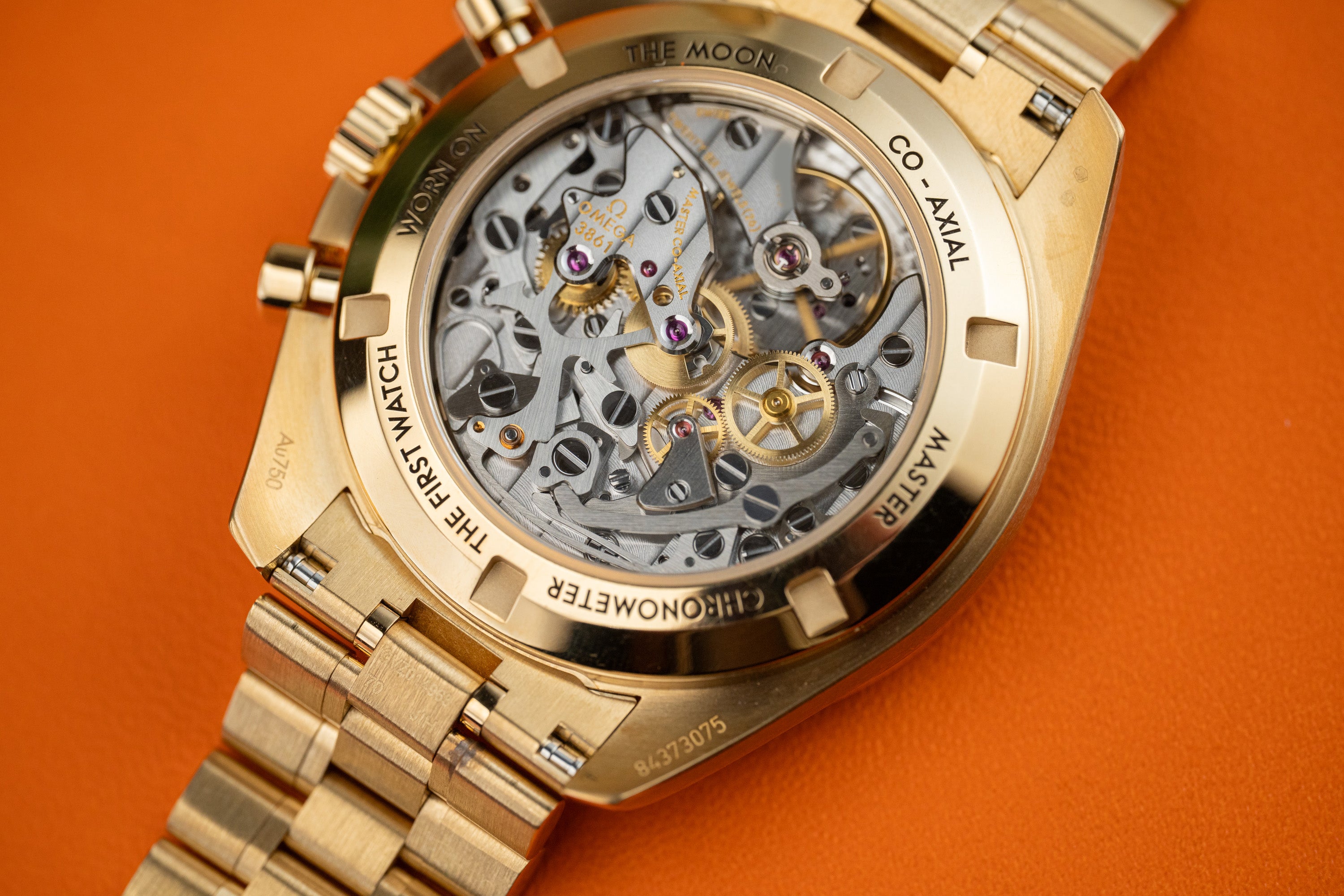 Omega Speedmaster Professional Moonwatch “Moonshine” Green dial 18k Yellow Gold