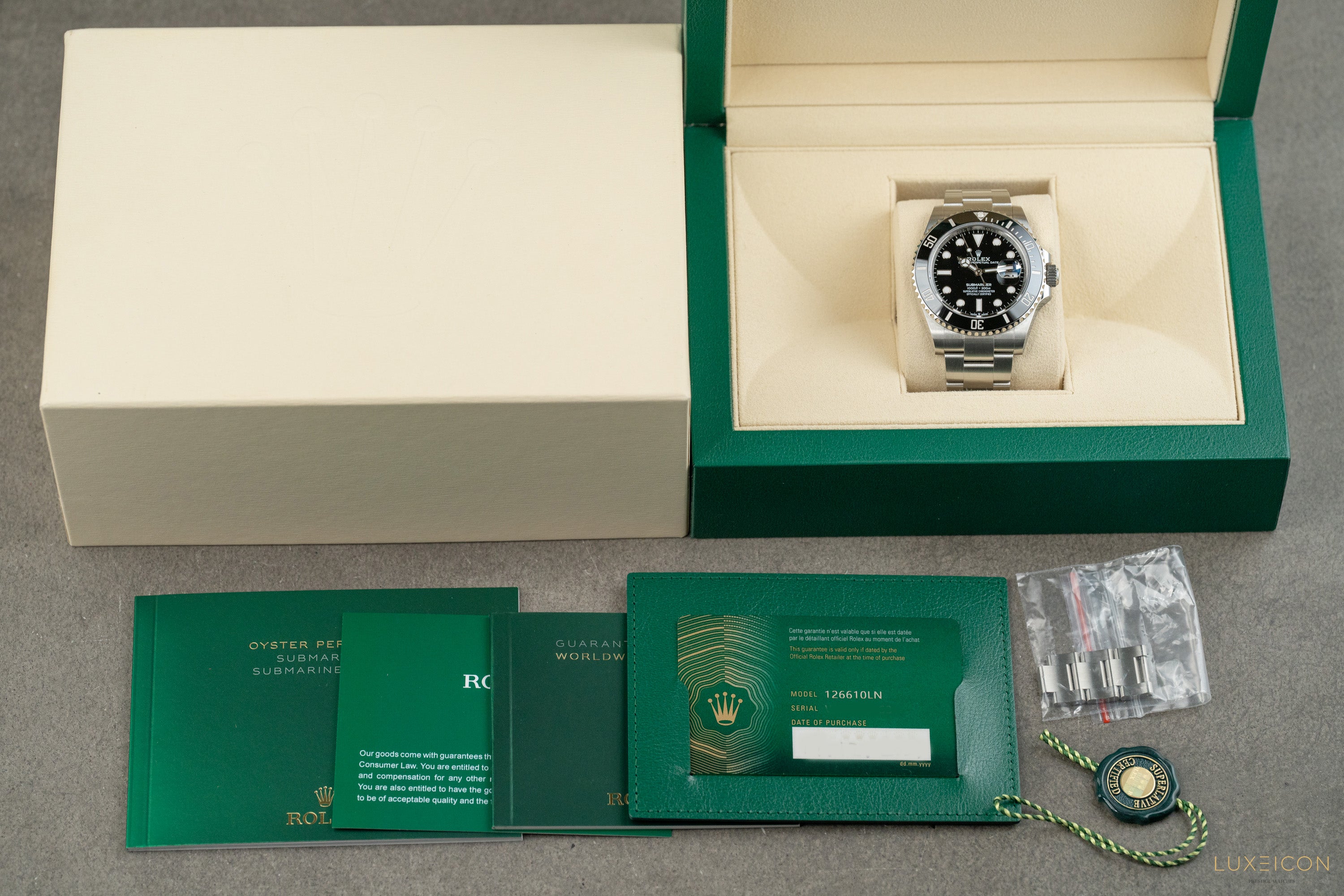 Rolex Submariner Date Stainless Steel Ceramic 41mm Black Dial 126610LN 2023