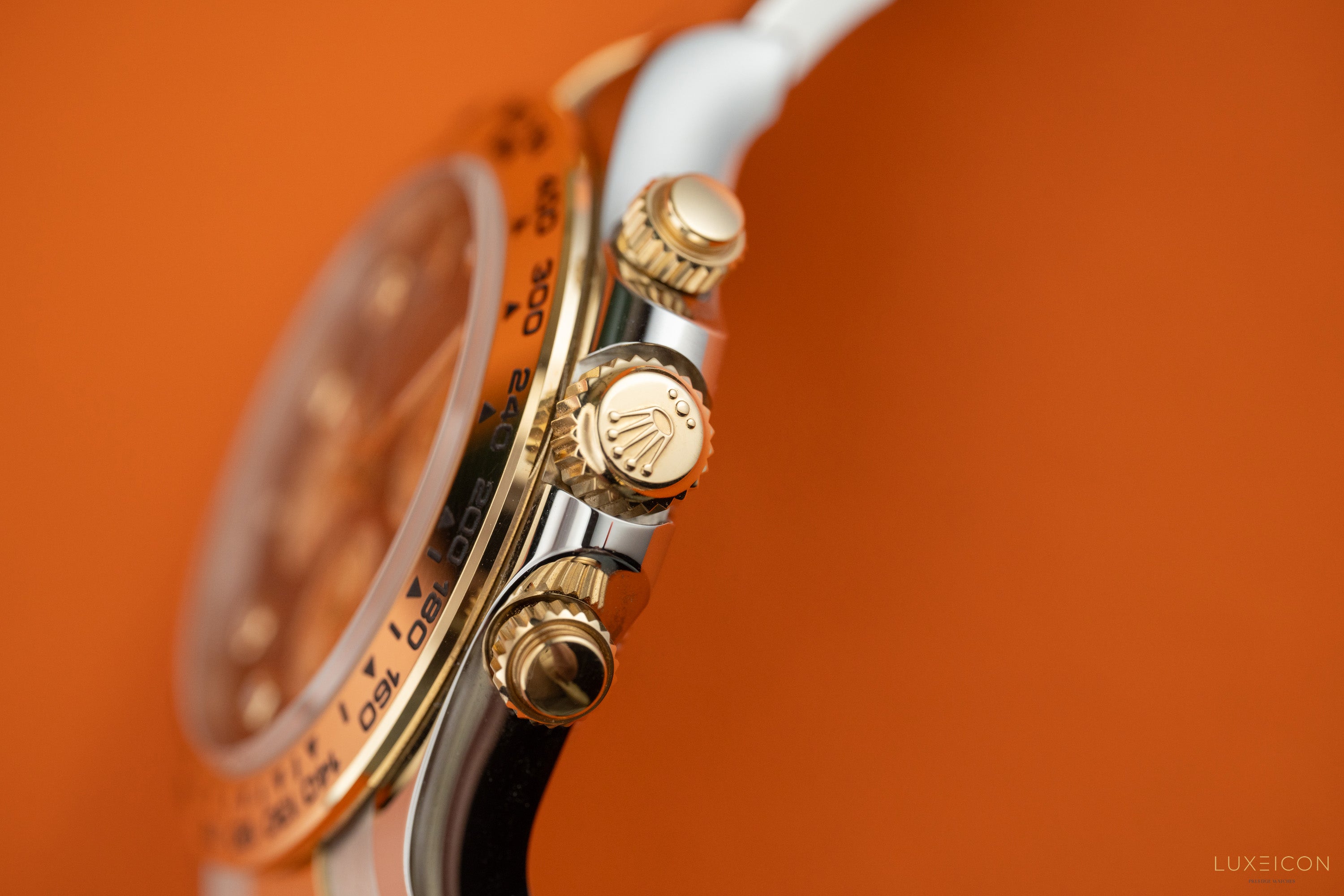 Rolex Cosmograph Daytona 40 Yellow Gold Two Tone Black Diamond Dial 126503 2025