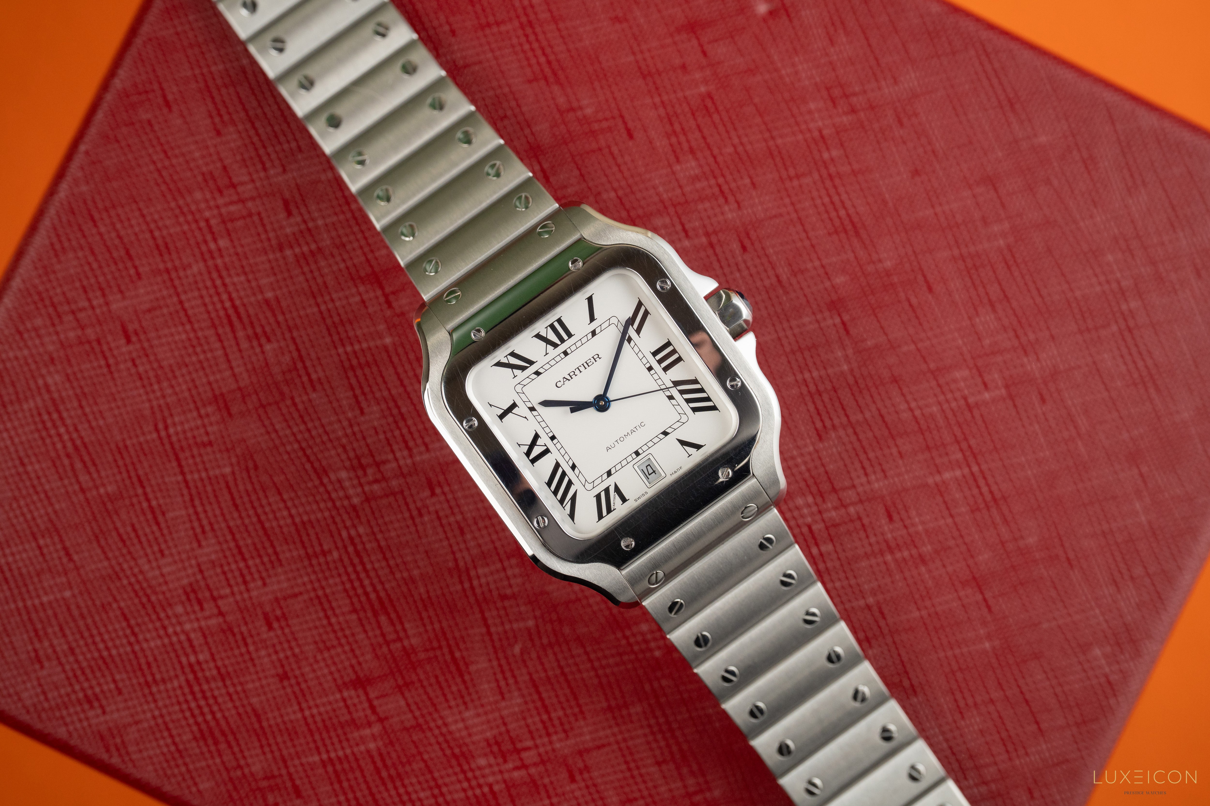 Cartier Santos De Cartier Cartier Santos White Large WSSA0018