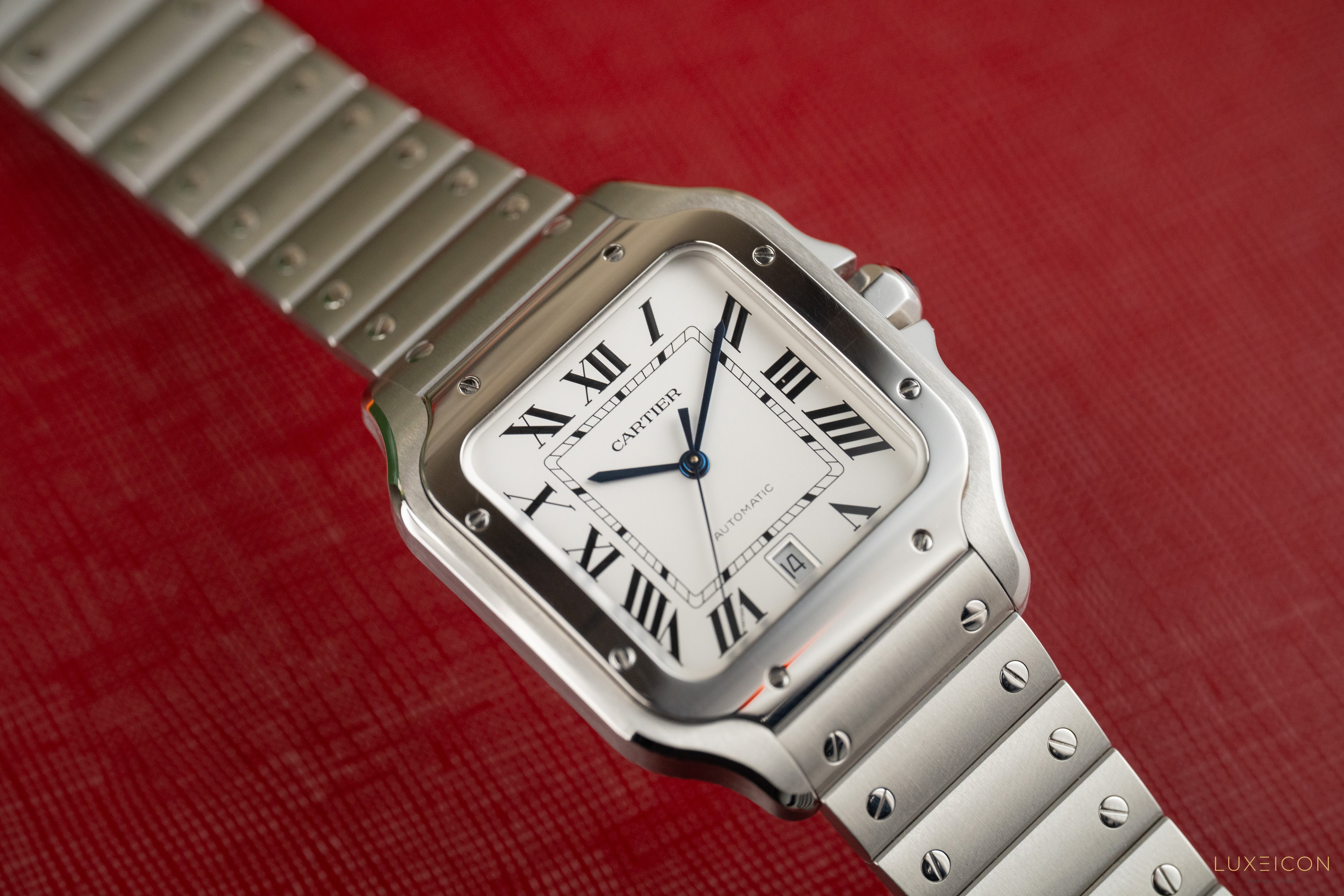 Cartier Santos De Cartier Cartier Santos White Large WSSA0018