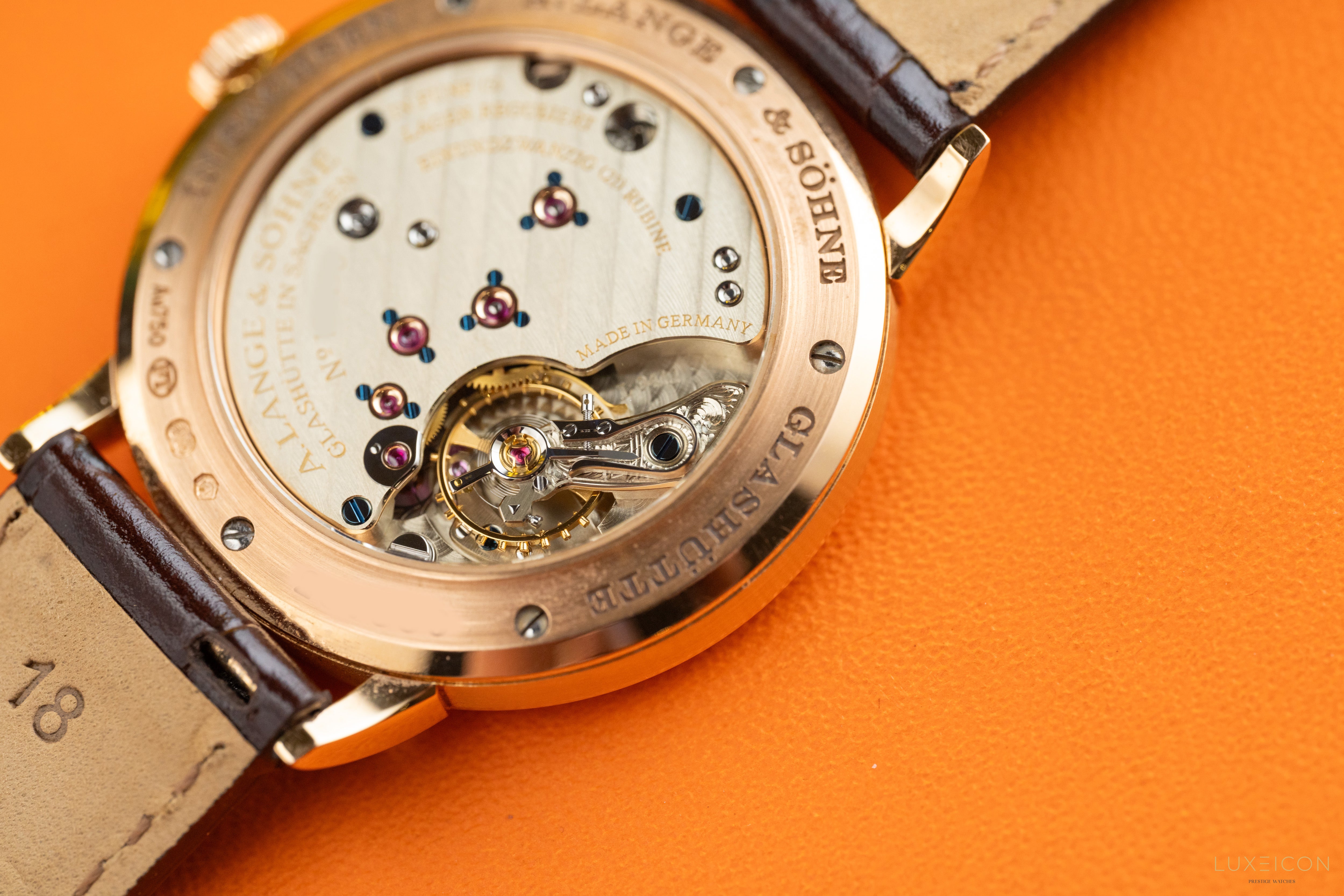 A. Lange & Söhne Saxonia Rose Gold Silver Dial 219.032 2018