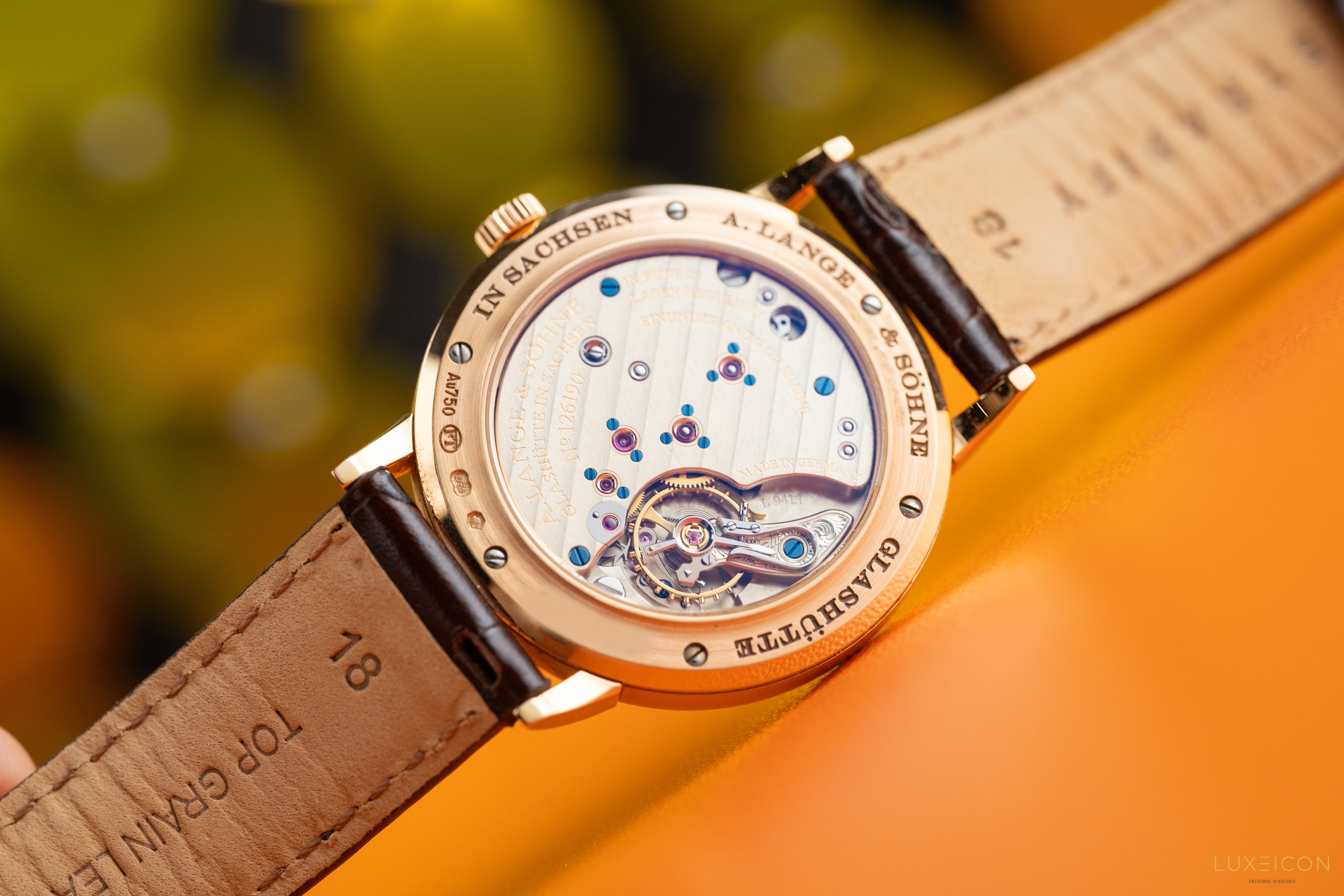 A. Lange & Söhne Saxonia Rose Gold Silver Dial 219.032 2018