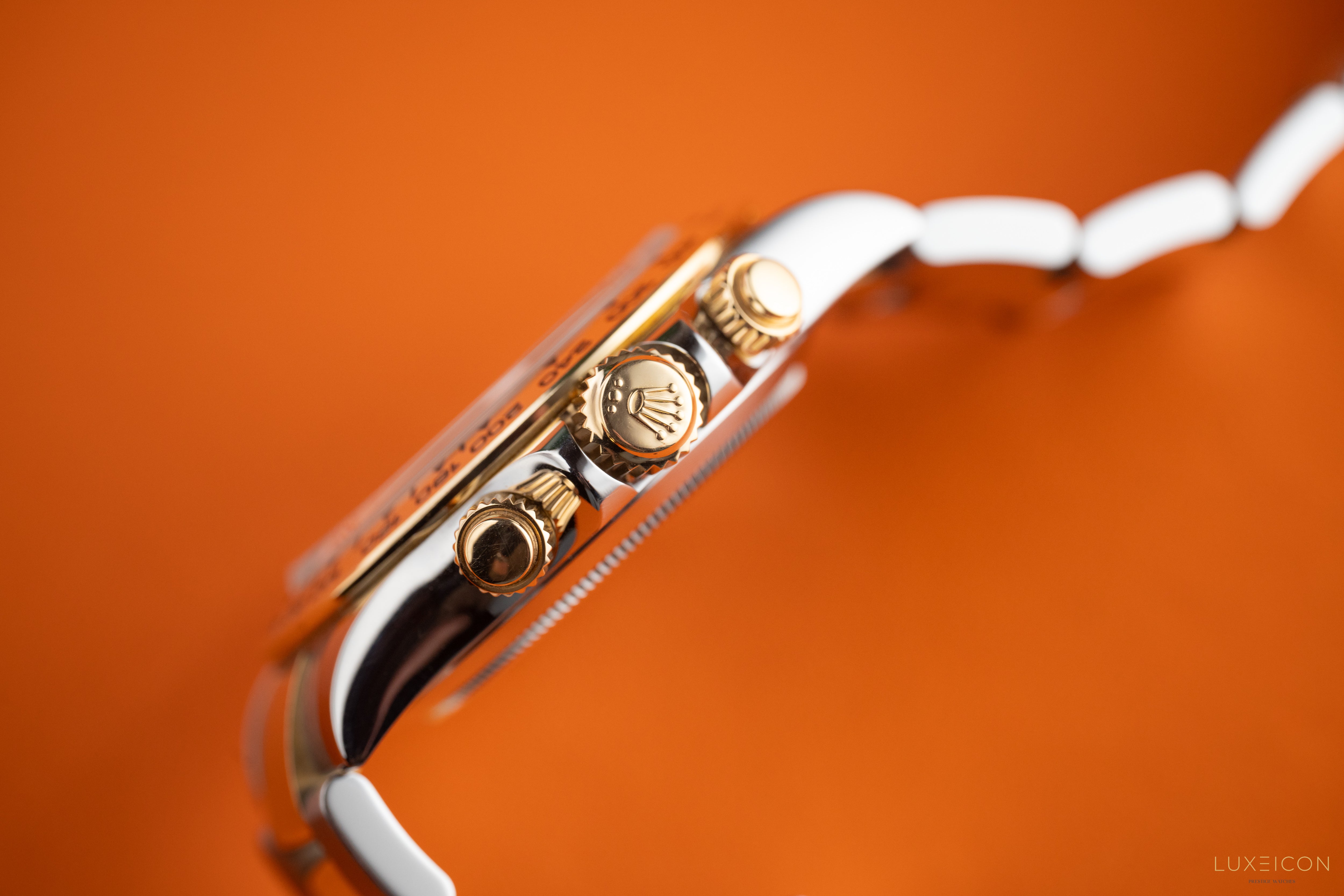 Rolex Daytona 116503 Black Mother of Pearl (MOP) Diamond Tahitian Dial Two Tone Yellow Gold 2020