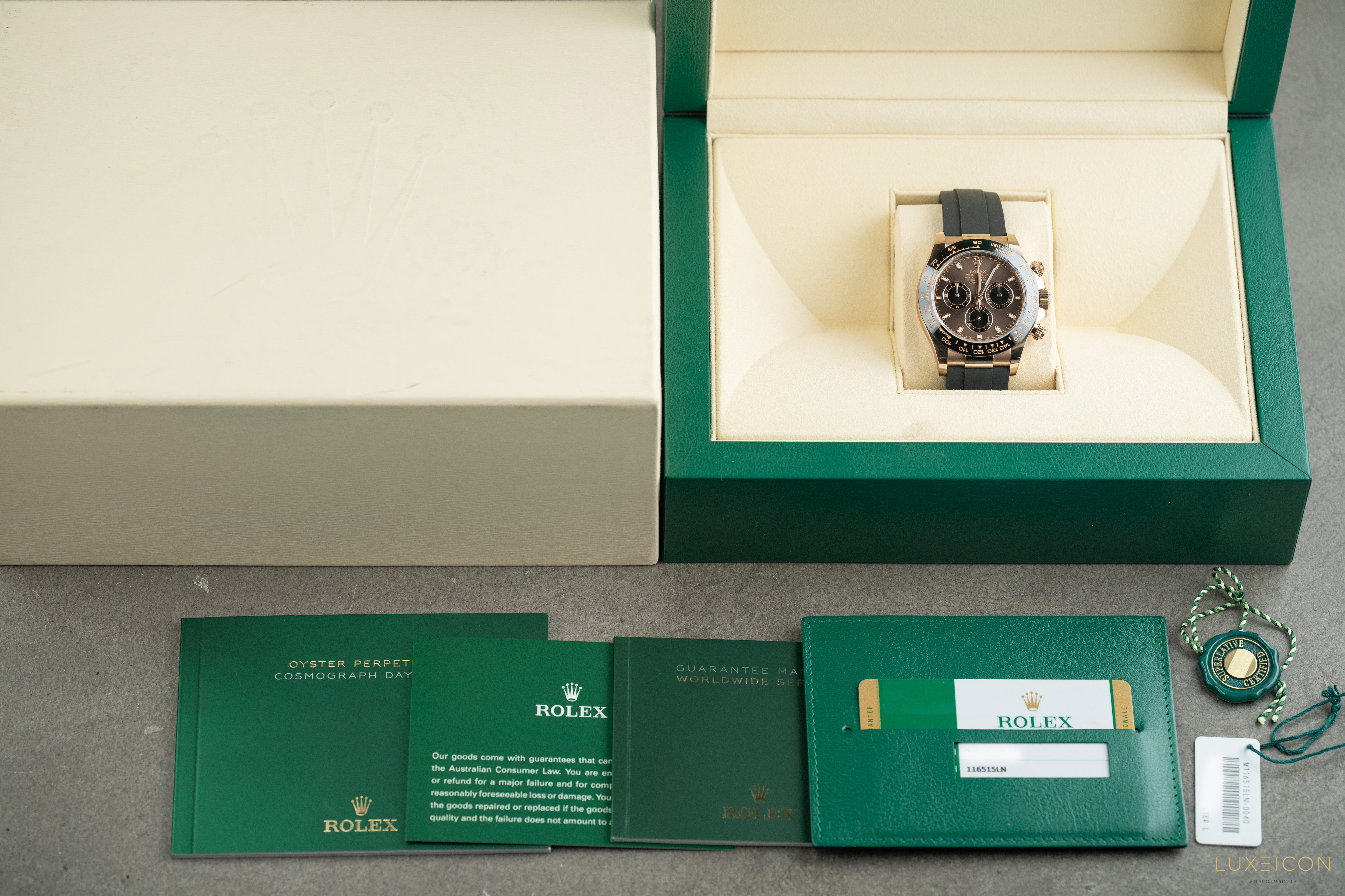 Rolex Daytona Cosmograph Daytona 40mm 116515LN Rose Gold Chocolate Dial 2020