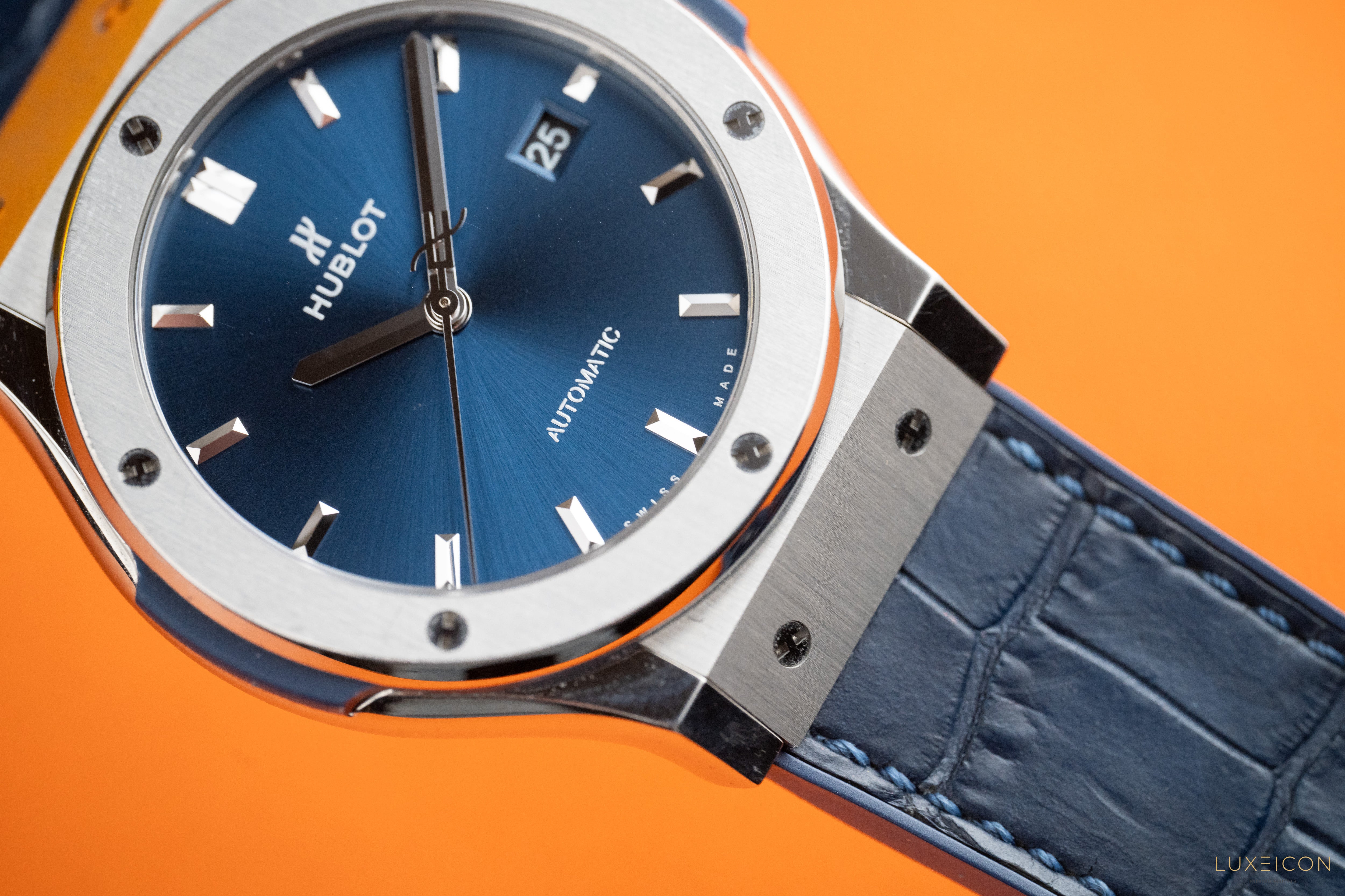 Hublot Classic Fusion Blue 542.NX.7170.LR Automatic Titanium