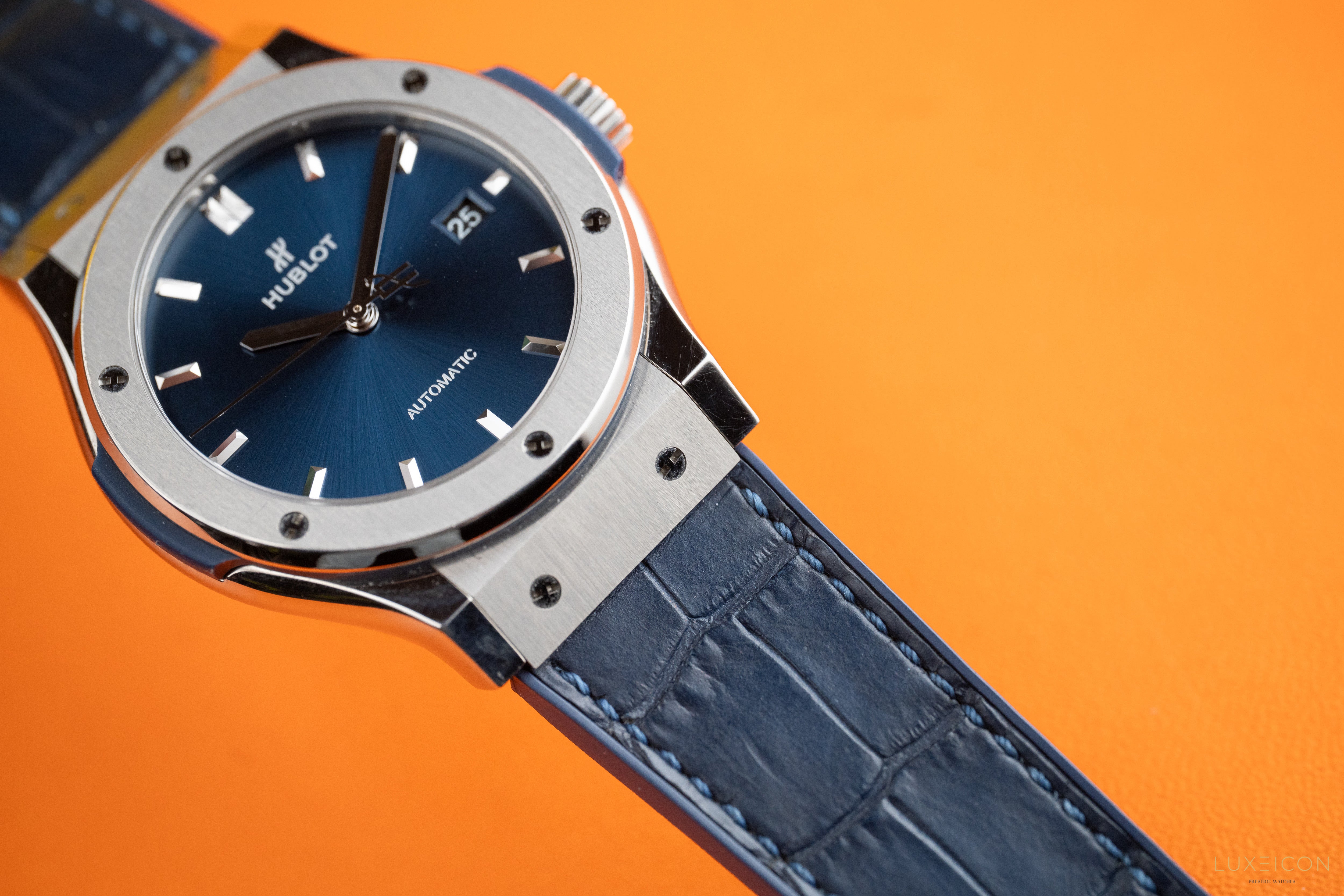 Hublot Classic Fusion Blue 542.NX.7170.LR Automatic Titanium
