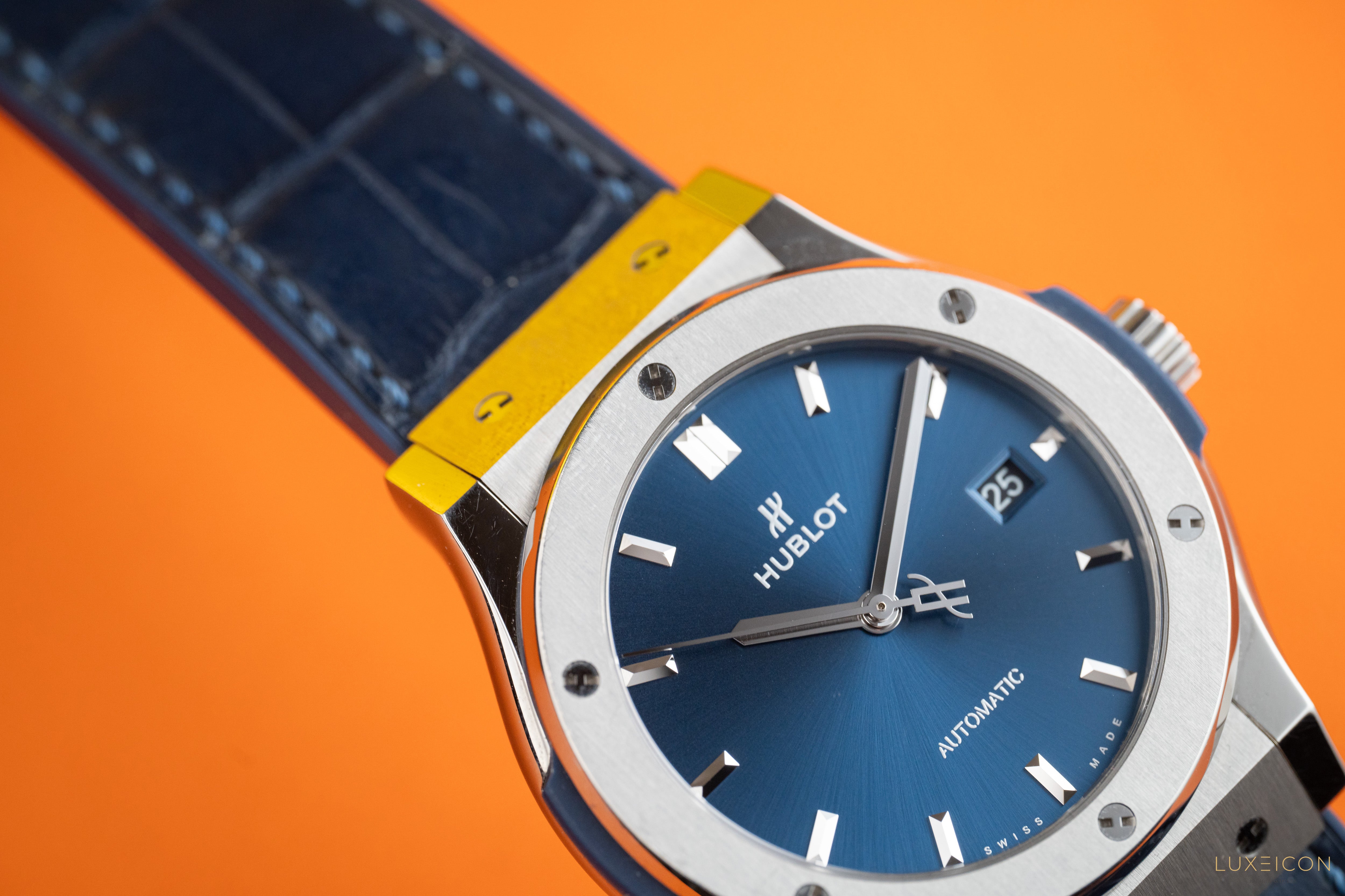 Hublot Classic Fusion Blue 542.NX.7170.LR Automatic Titanium