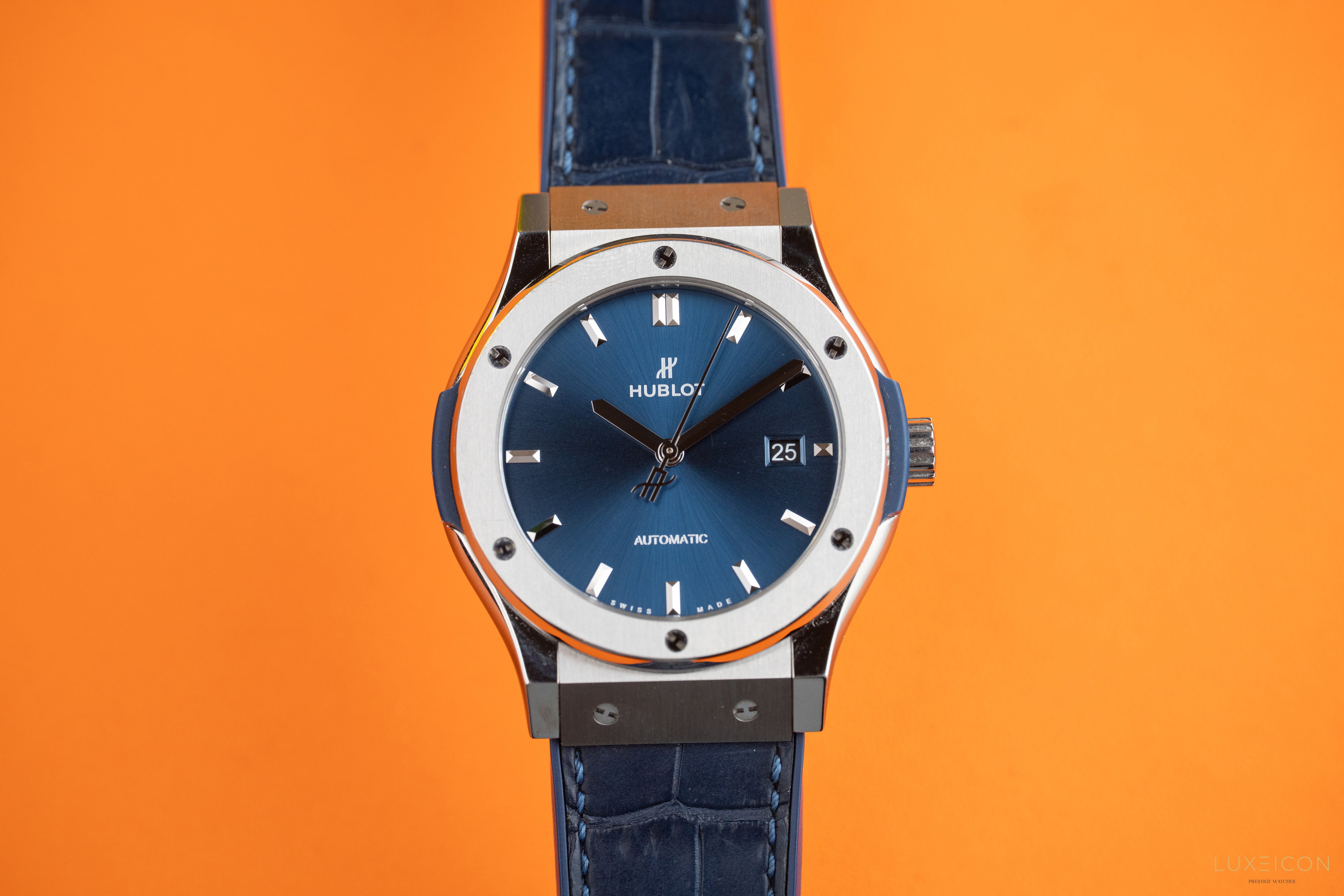 Hublot Classic Fusion Blue 542.NX.7170.LR Automatic Titanium